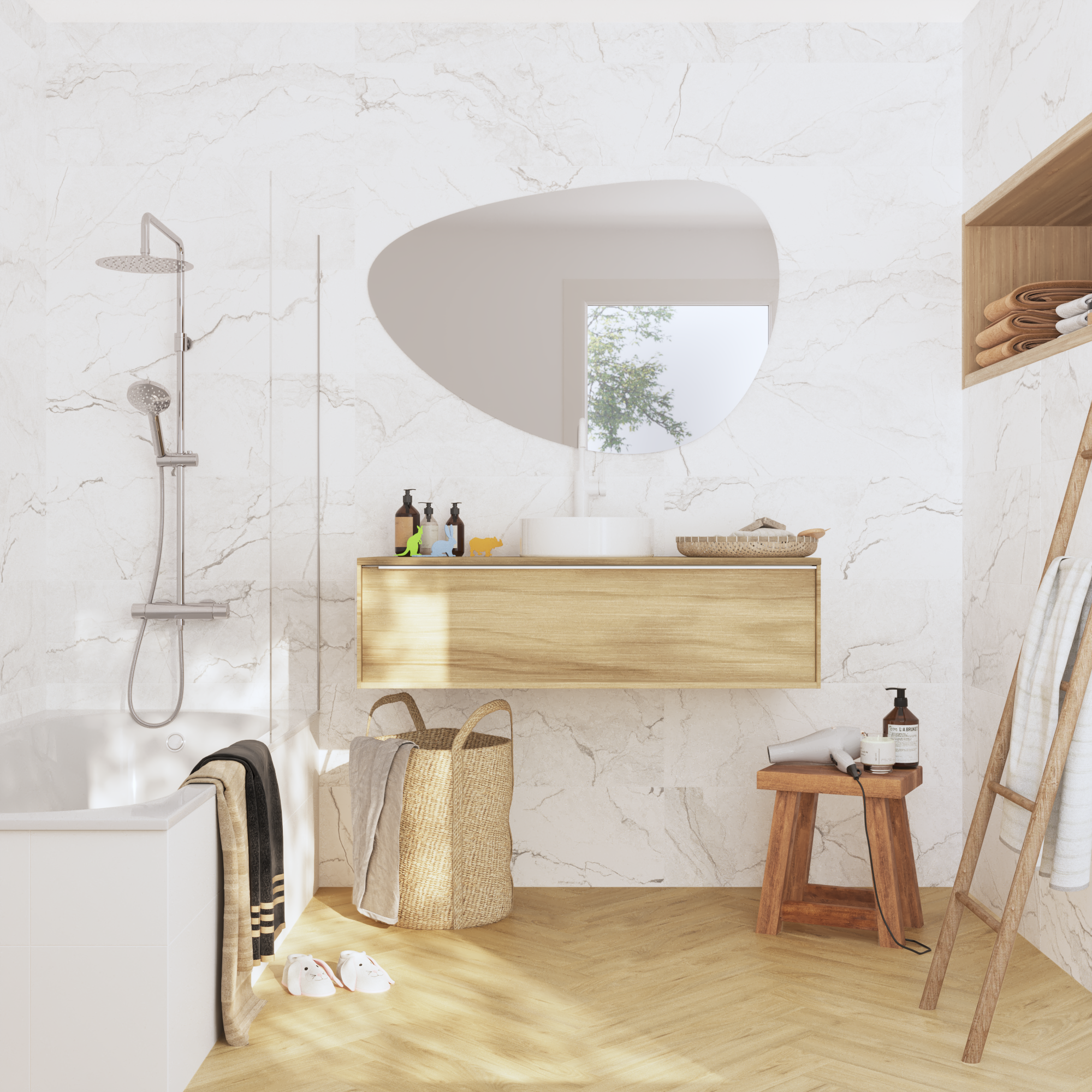 Pavimento vinílico SPC click flutuante MALTE HB intenso extremo Artens 6 mm com base - 4