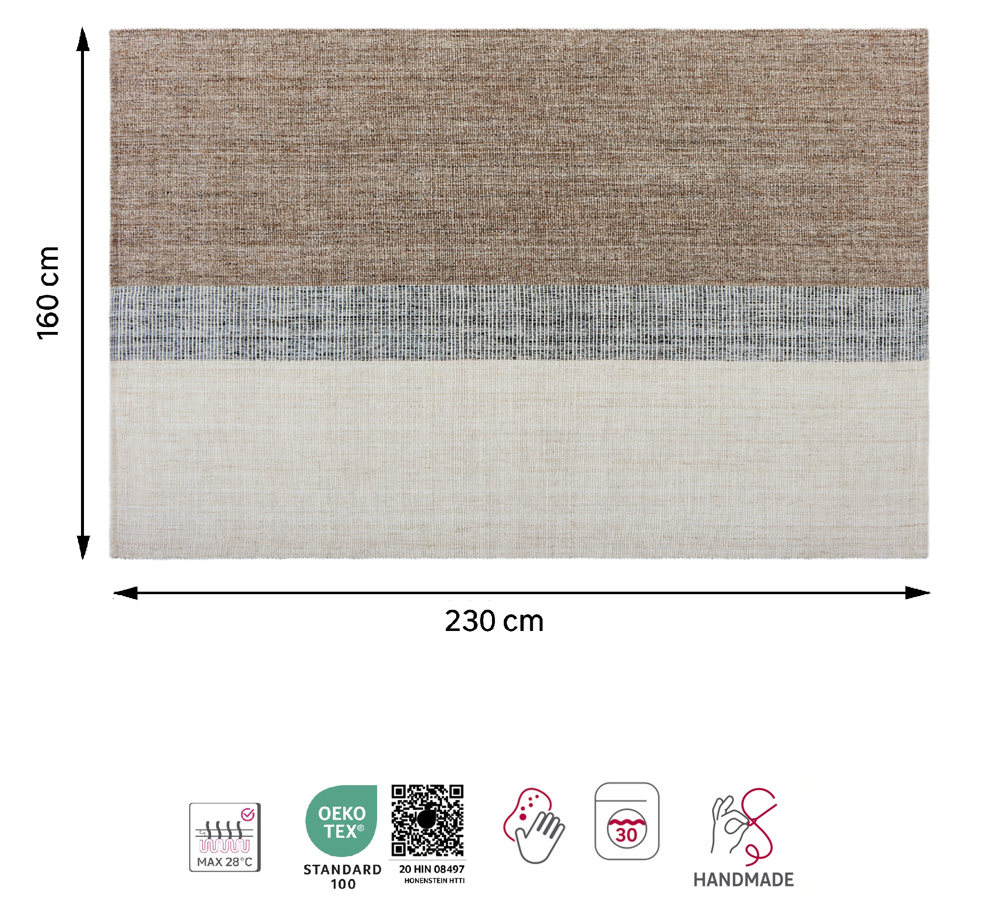 Tapis intérieur Mauri, l.160 x L.230 cm - 4