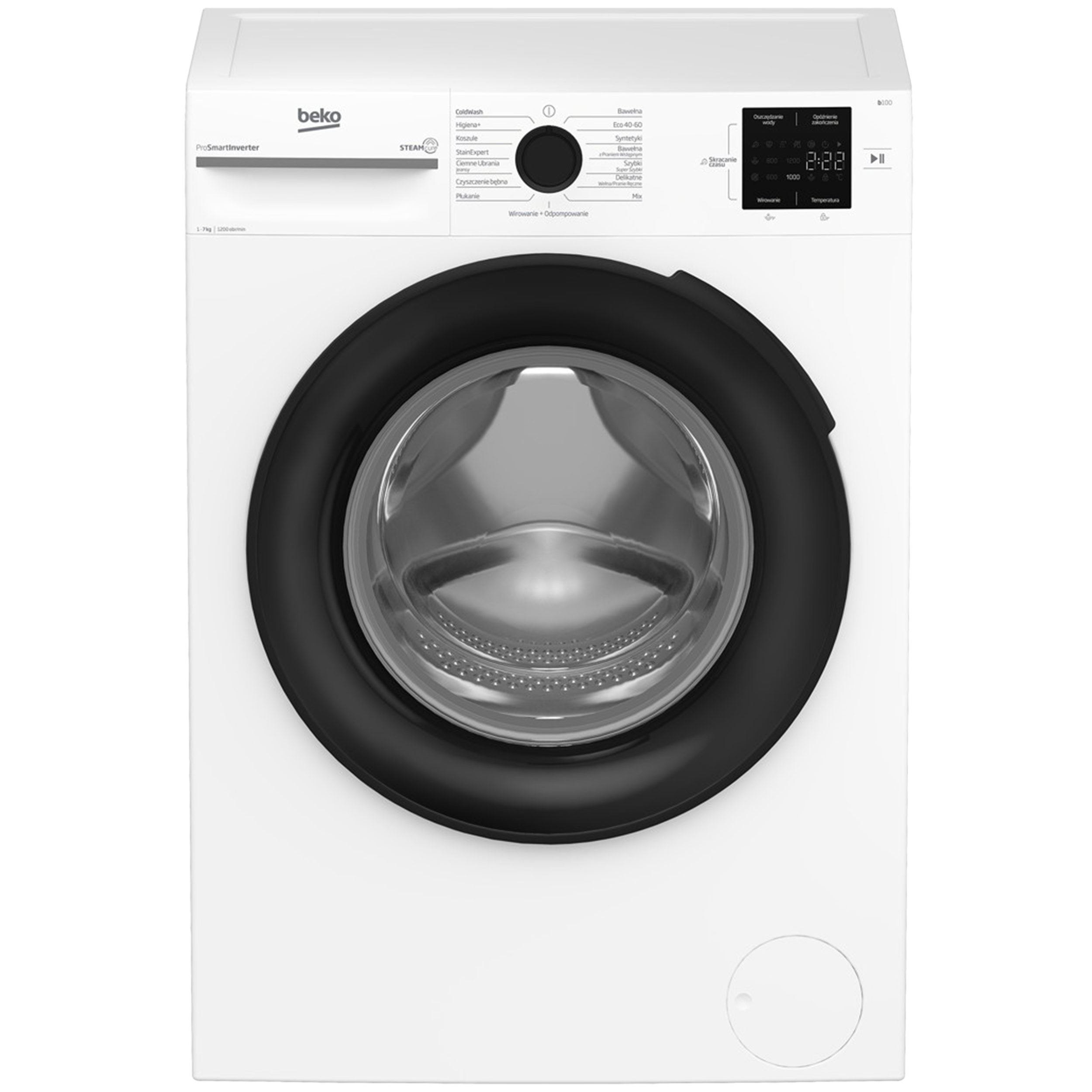 Pralka wolnostojąca BM1WFU37225WPB Beko