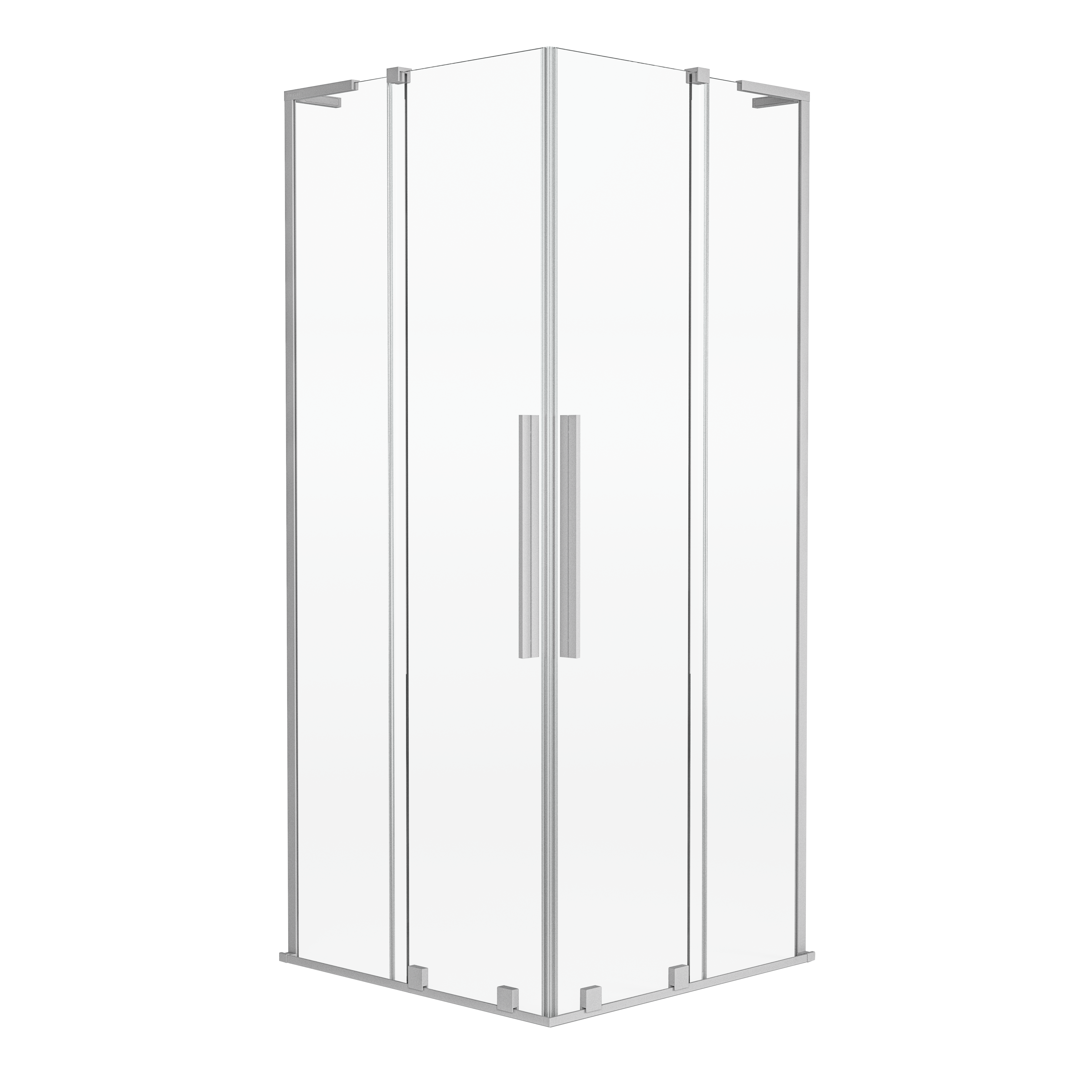 Kabina prysznicowa kwadratowa 90x90 cm chromowana Pure Durasan