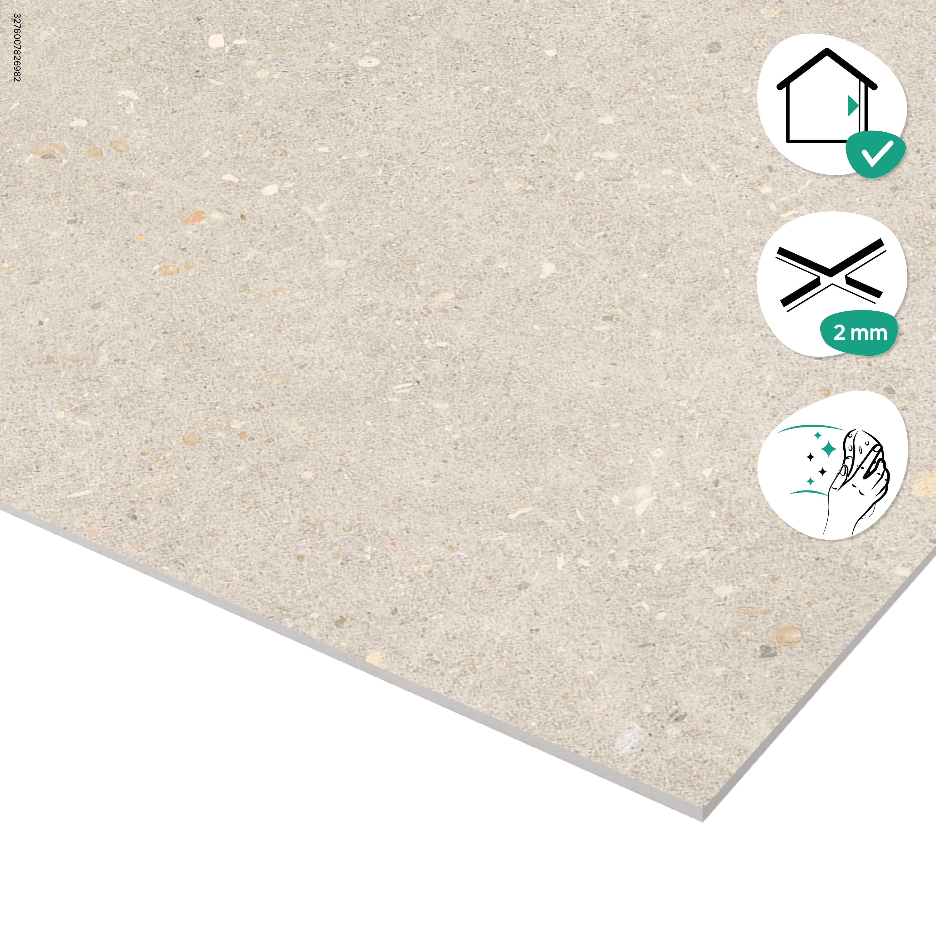 Revestimento cerâmico bege mate 30x90 cm Artens Cavir - 6