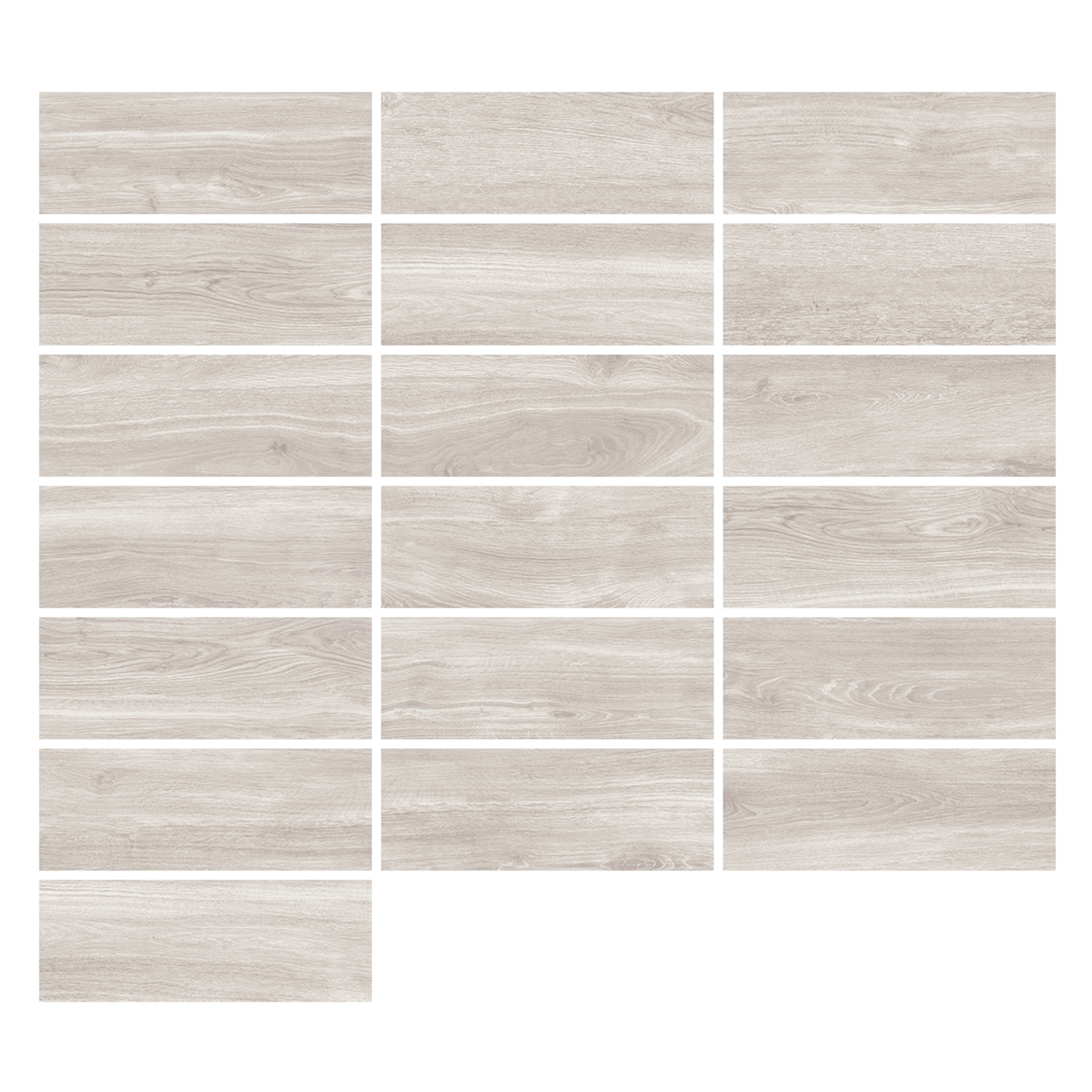 Pavimento cerâmico Verna Gris mate 20.5x61.5 cm ARTENS - 3