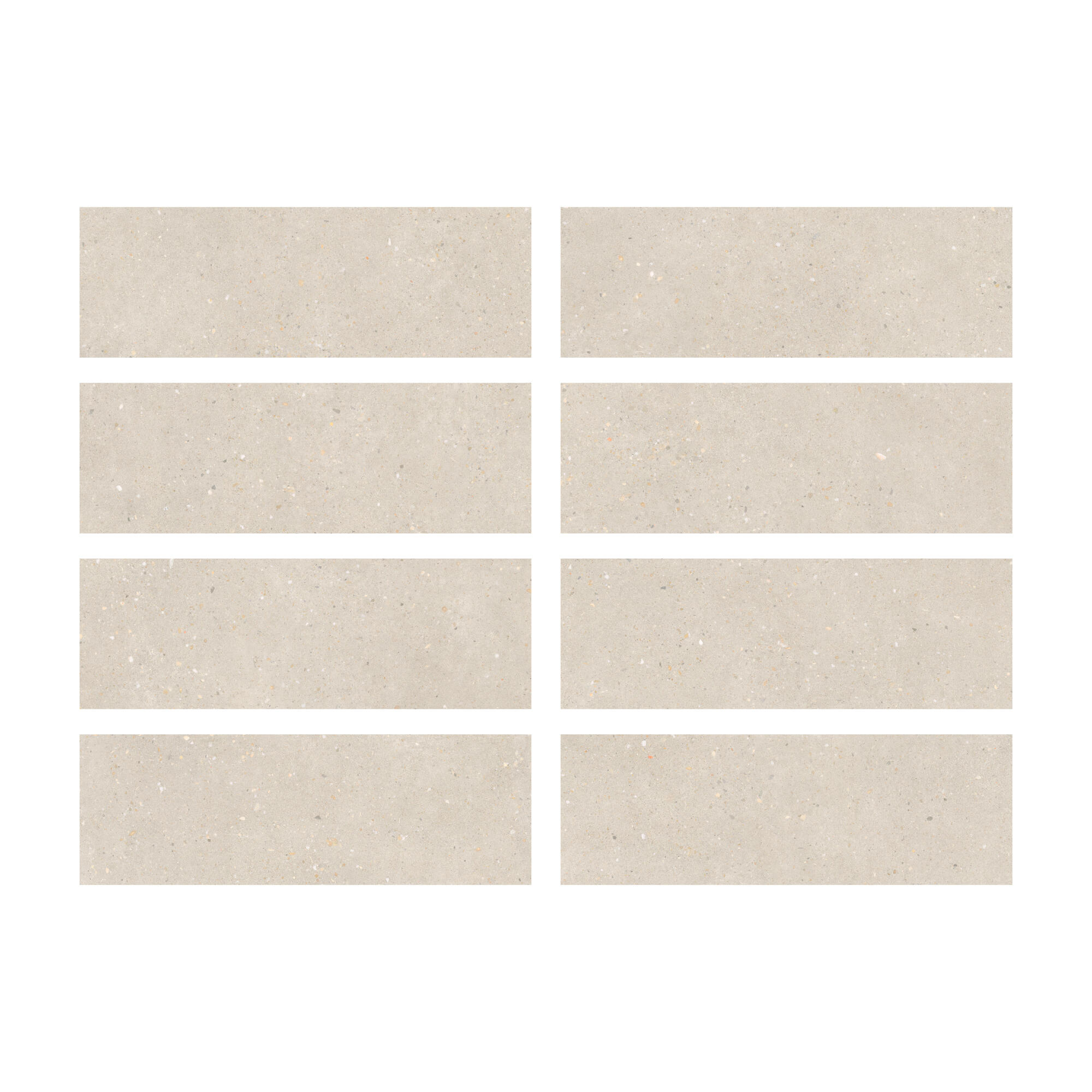 Revestimento cerâmico bege mate 30x90 cm Artens Cavir - 4