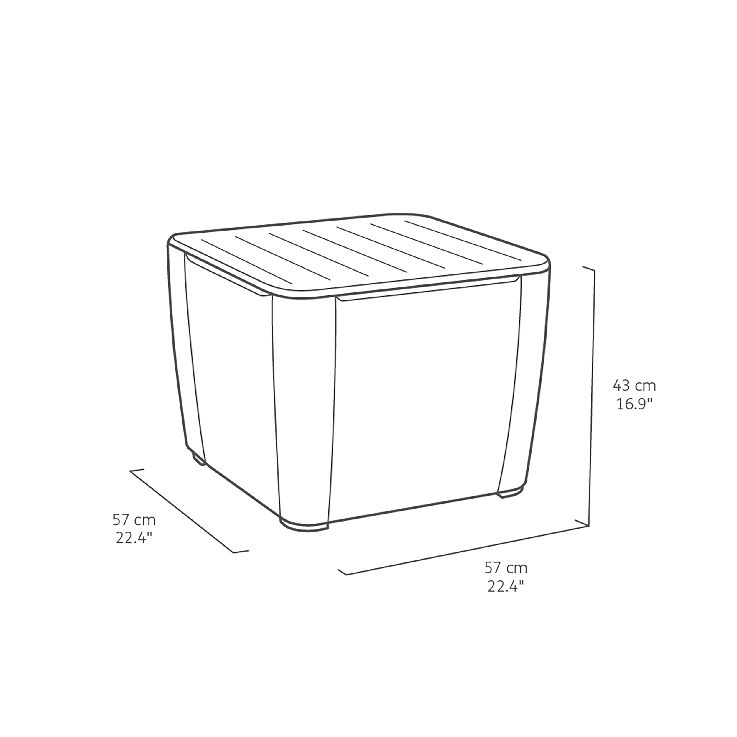 Meble ogrodowe zestaw Novara antracytowe Keter - 7