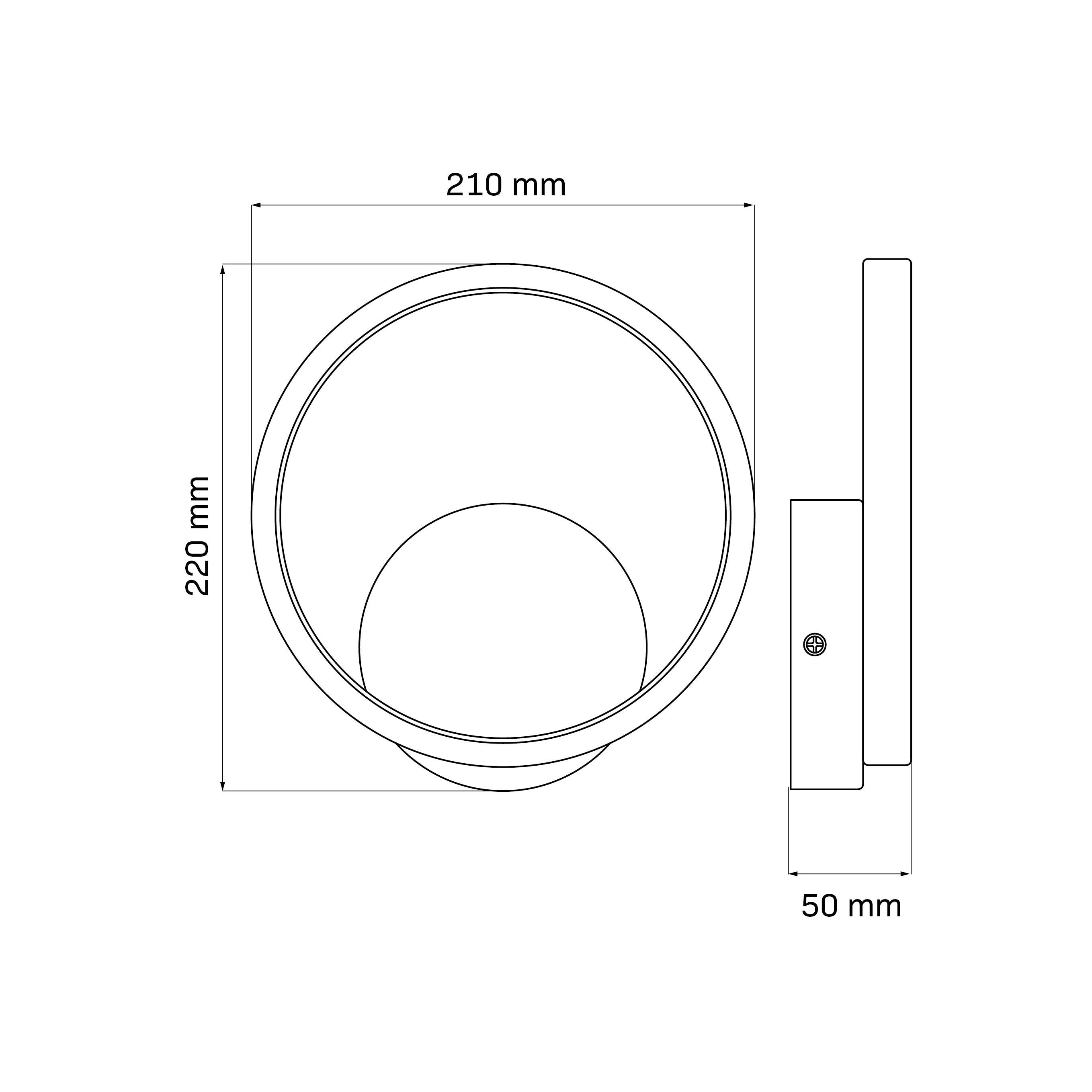 Kinkiet Roman złoty 700 lm LED Sanico - 3