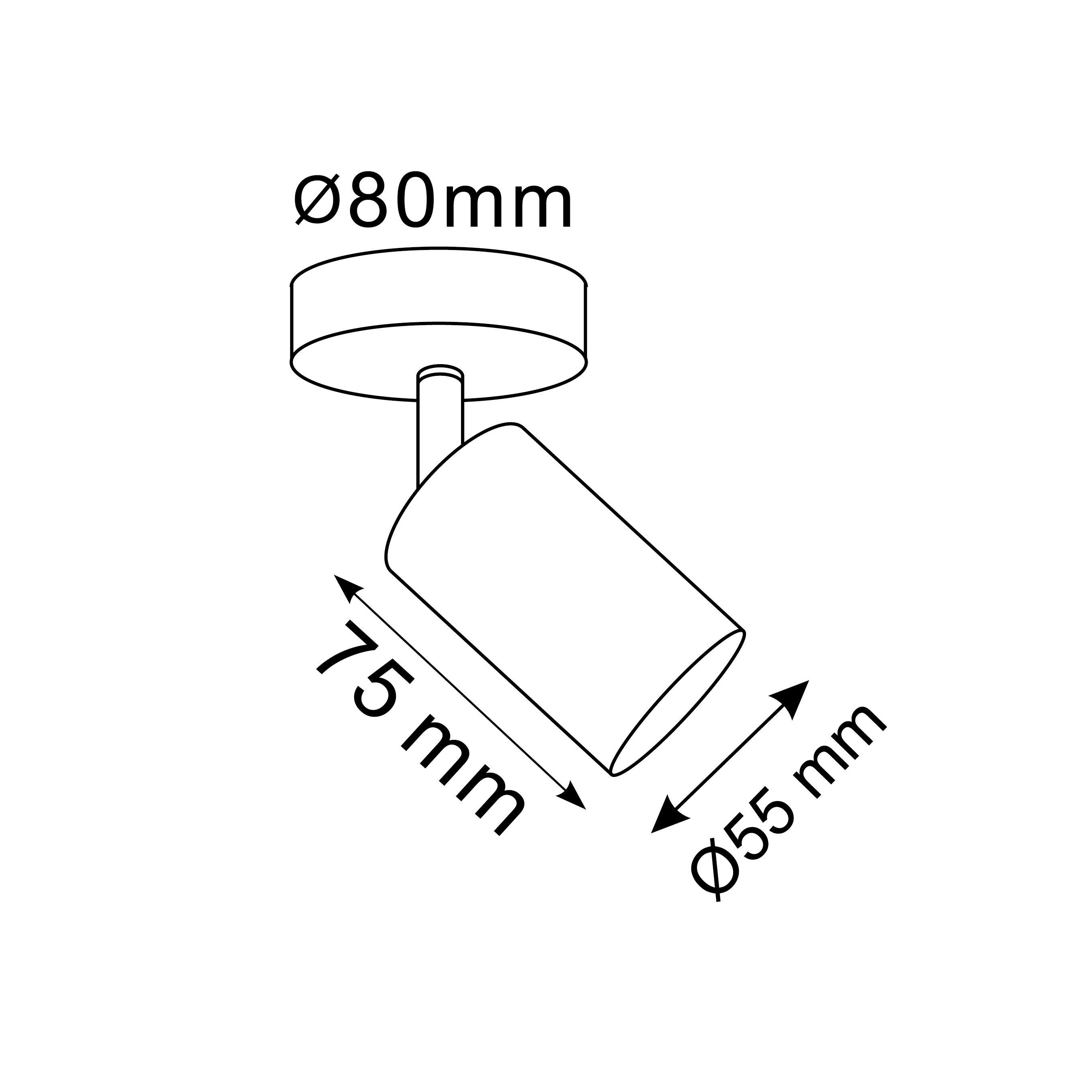 Reflektor Goldi złota GU10 Goldlux - 3