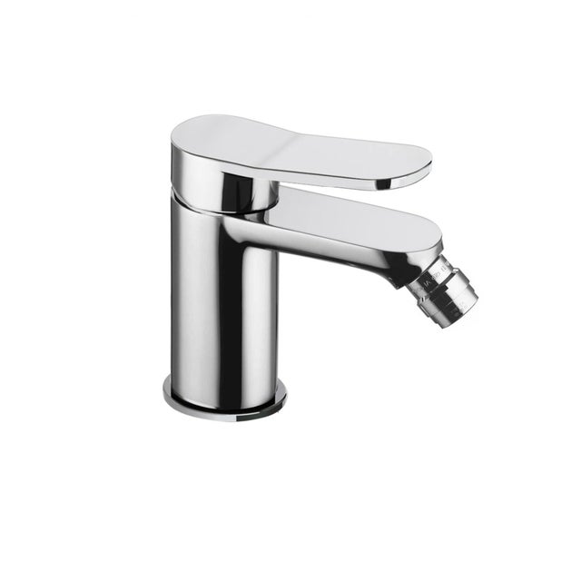 Rubinetto per bidet getto aerato San Babila PALAZZANI argento cromato lucido