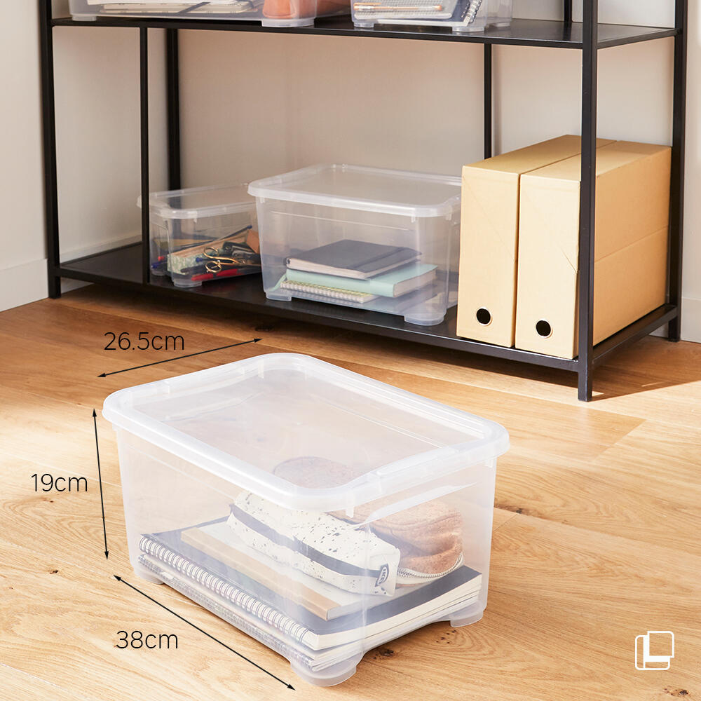 Scatola T Box XS 14LT L 38 x H 19 x P 26.5 cm trasparente - 5