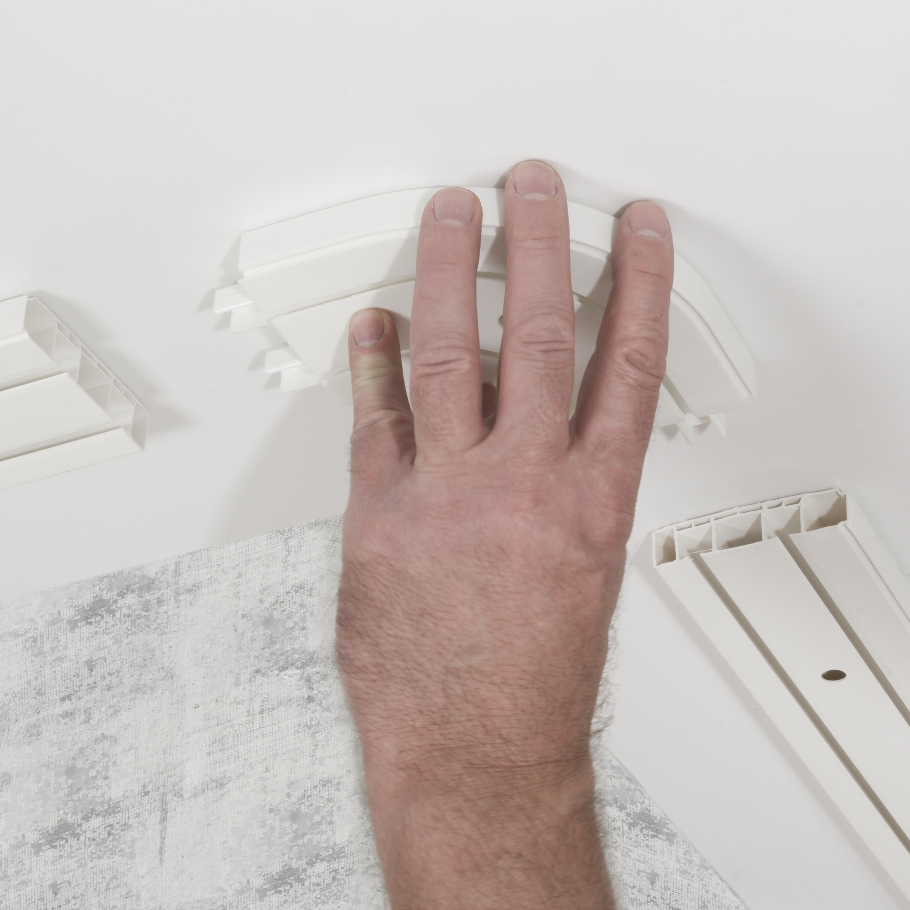 Łuk wewnętrzny do szyny sufitowej Yaros 2-torowej 15 cm Inspire - 2