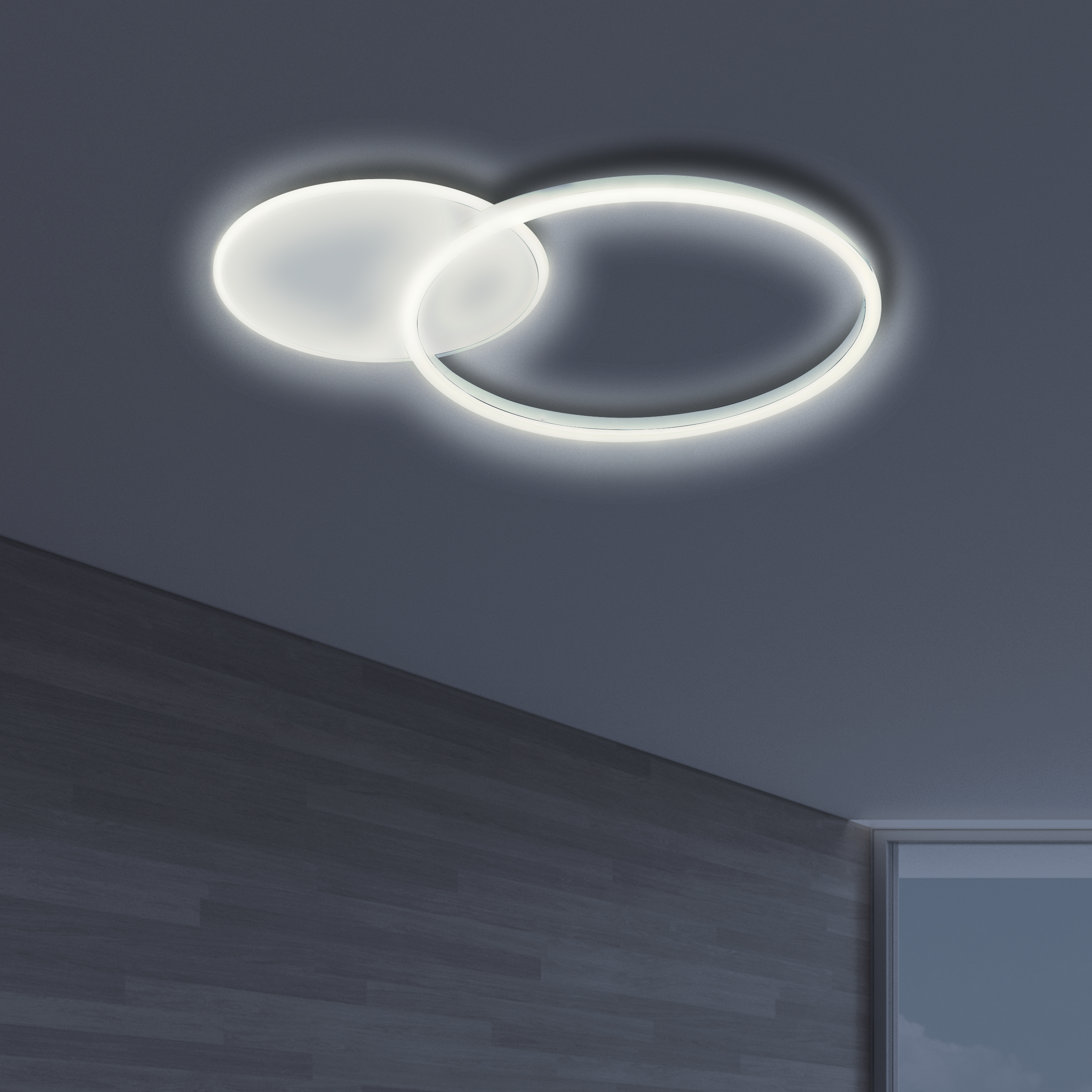 Plafon Roman biały 2700 lm LED Sanico - 3