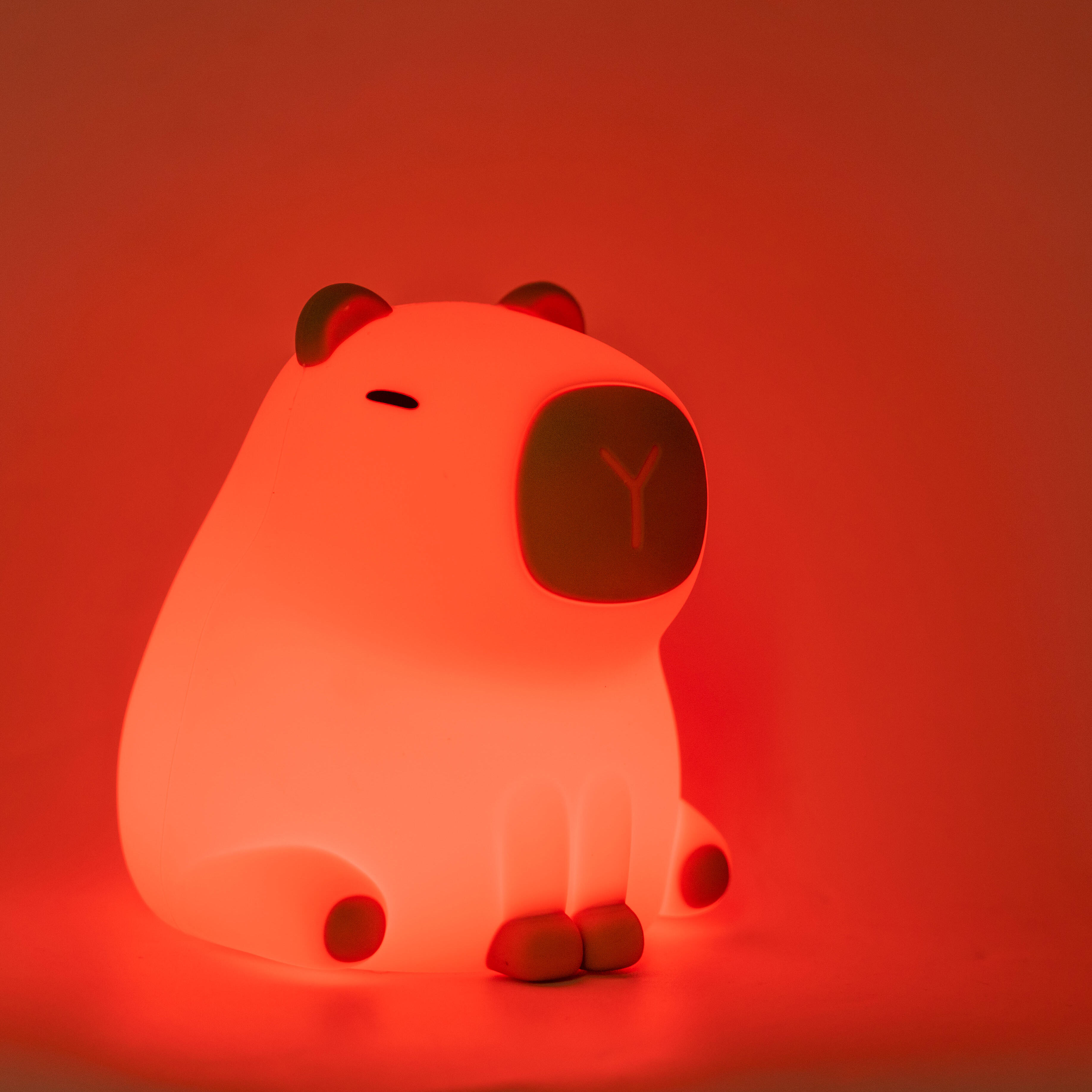 Lampa stołowa Kapibara brąz USB LES Sanico - 6