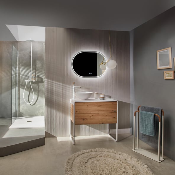 Grifería Lavi blanco Strohm Teka