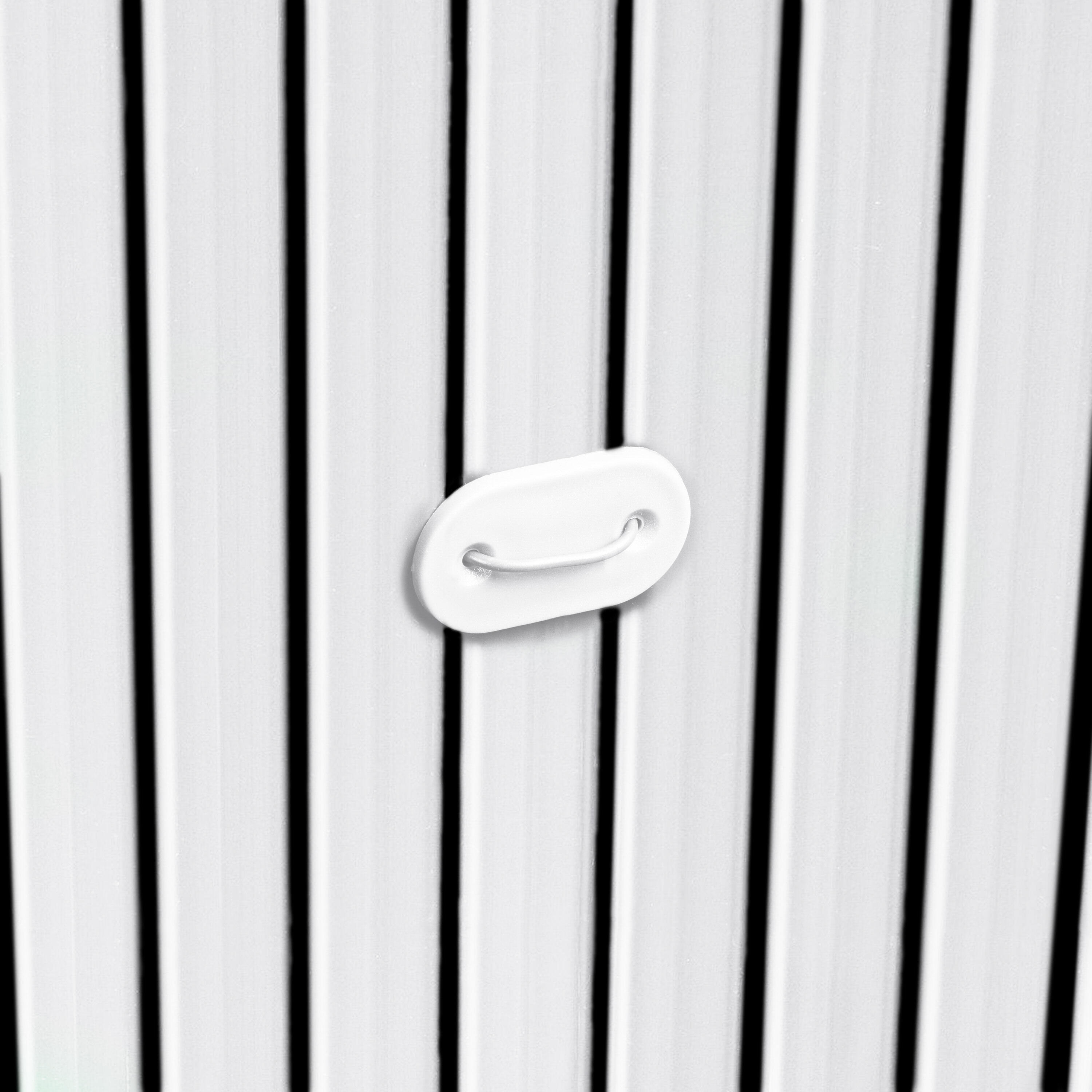 Fijación plástica para ocultación color blanco 15 cm de largo - 2