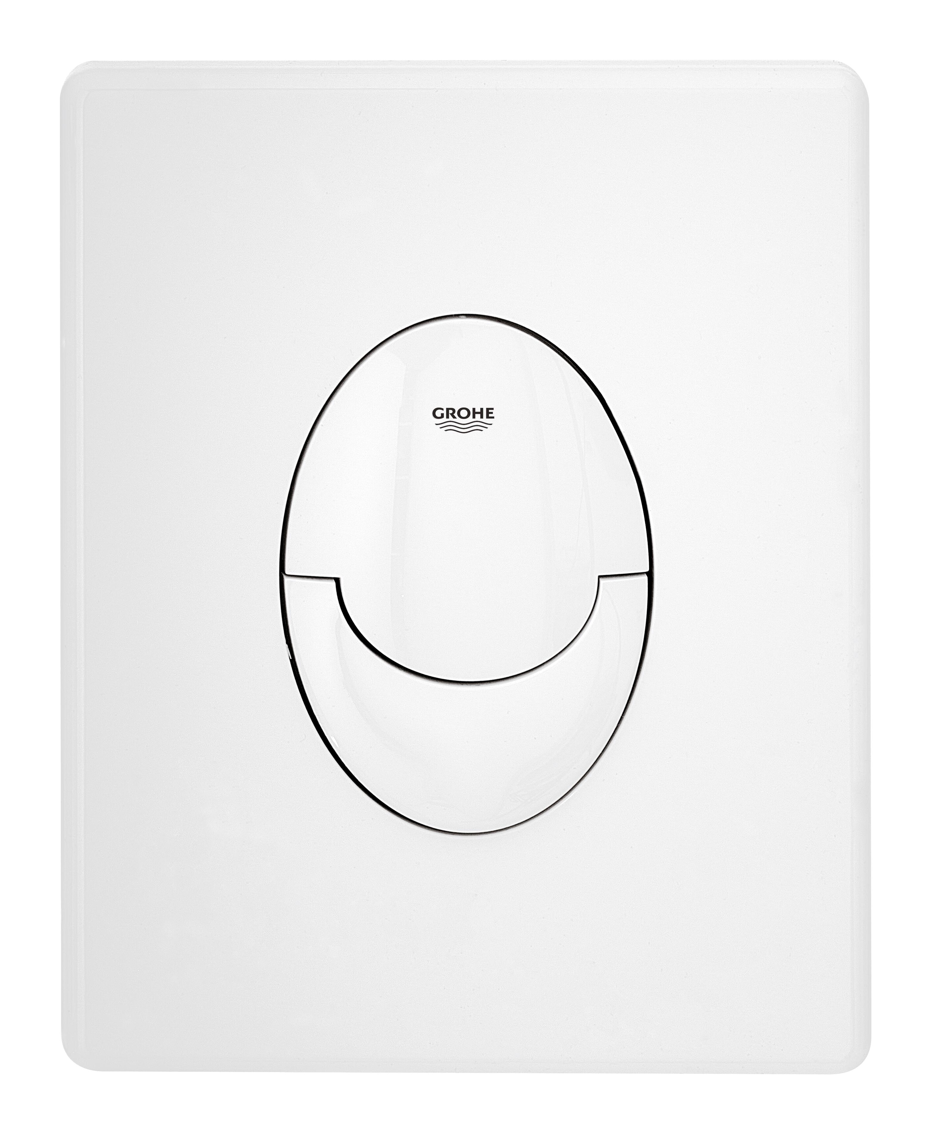 Plaque de commande blanche pour WC suspendu, GROHE Solido for SENSEA - 2