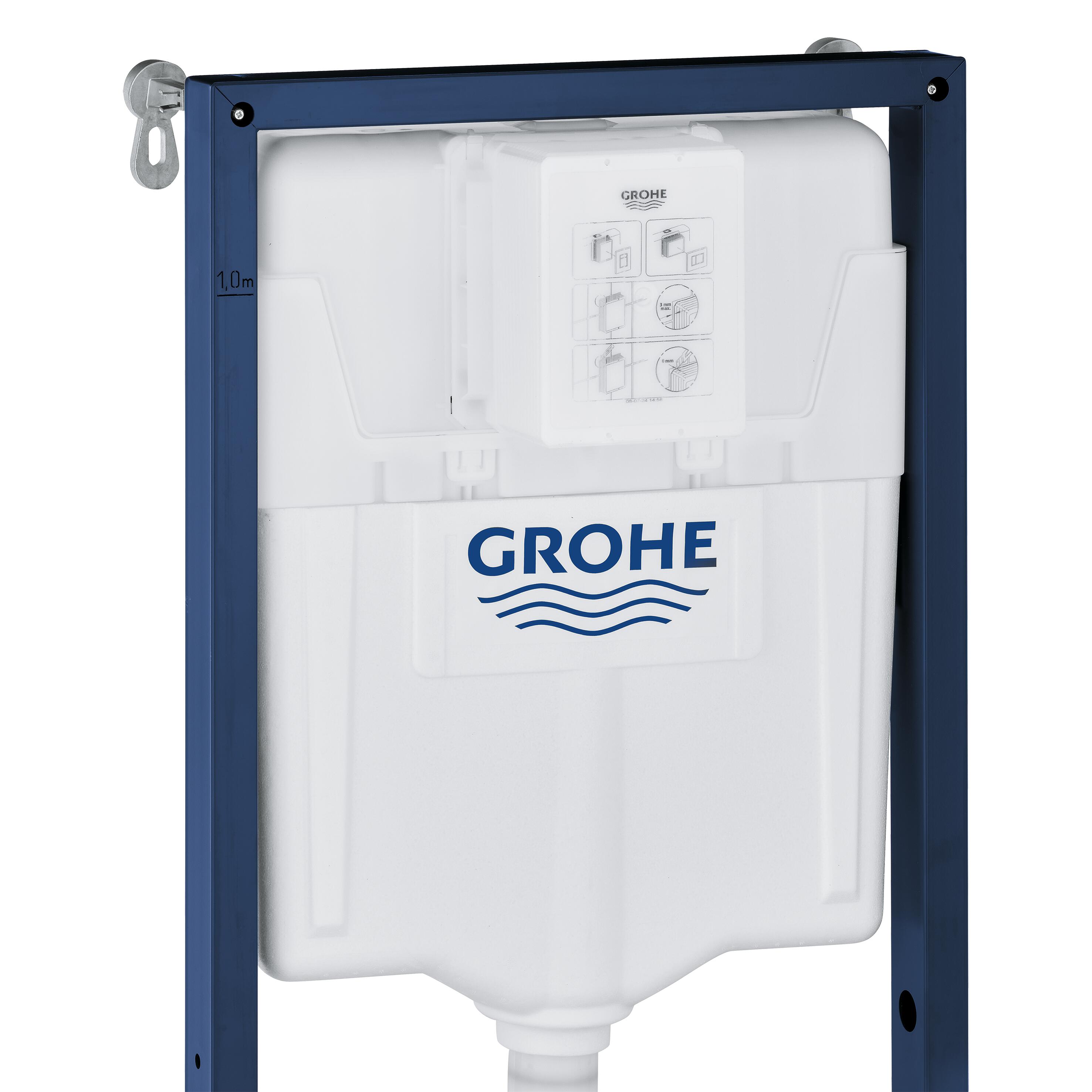 Bâti support mural pour WC suspendu, GROHE Solido for Sensea - 5