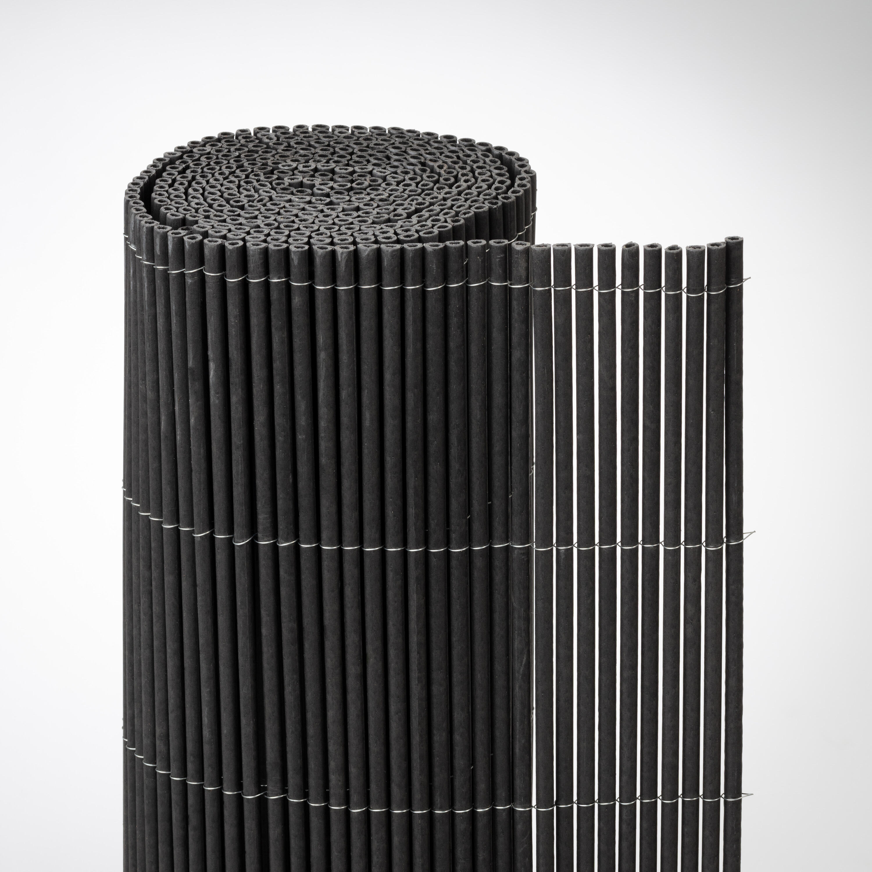 Canisse compositeNATERIAL Anthracite, H.1.5 x L.3 m, Occultation élevé - 3