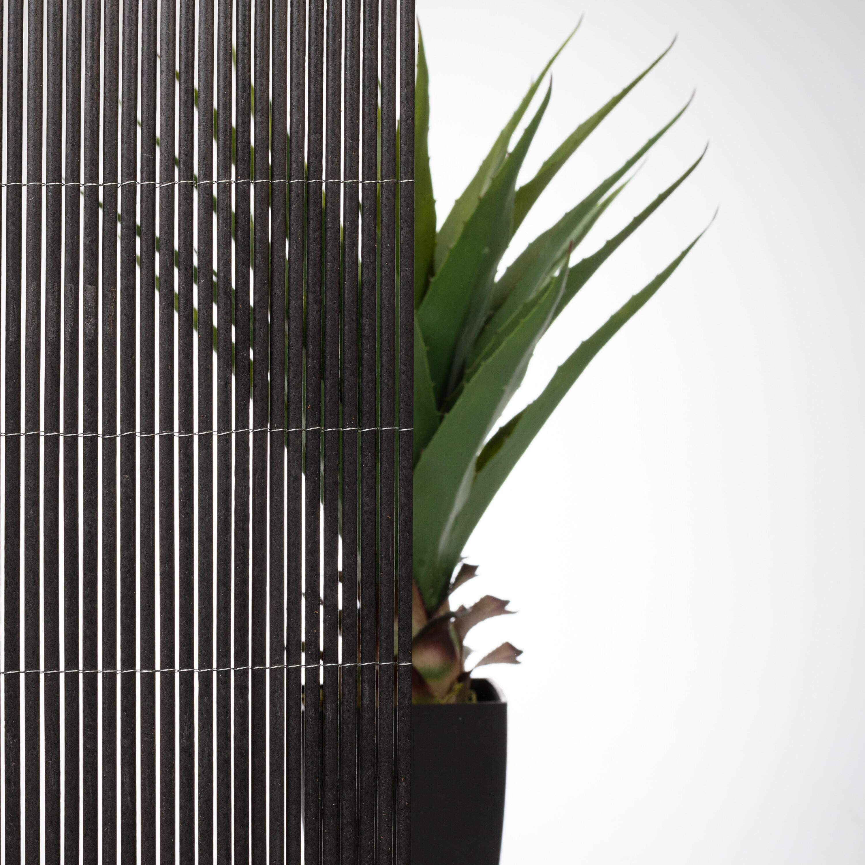 Canniccio in plastica pvc NATERIAL grigio / argento L 3 x H 1.5 m - 2