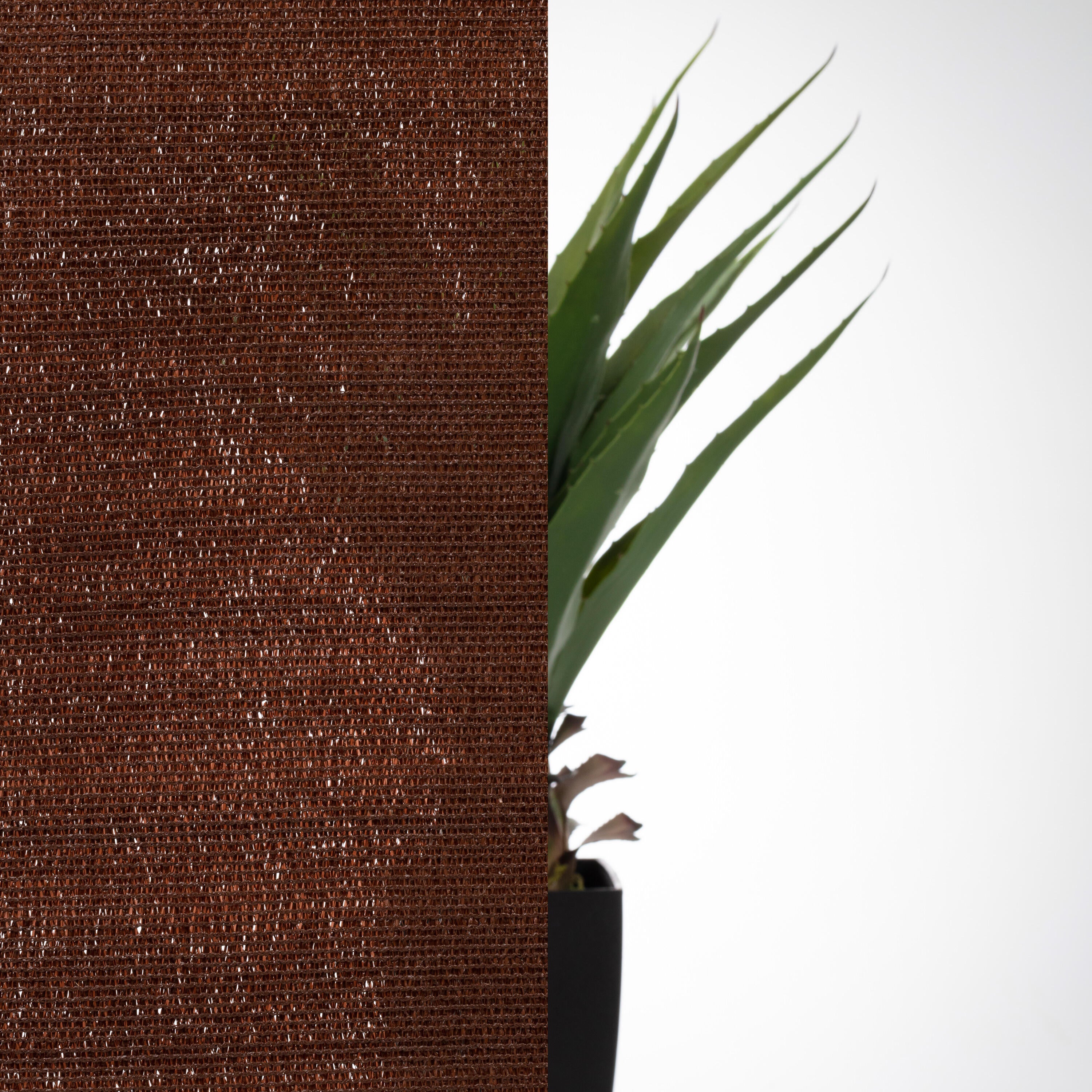 Brise-vue brun, H.1.5 x L.10 m, Occultation élevée, NATERIAL - 3