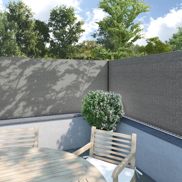 Brise-vue 90% - Basque - 185gr/m² - Boutonnières Basque 1m X 3m