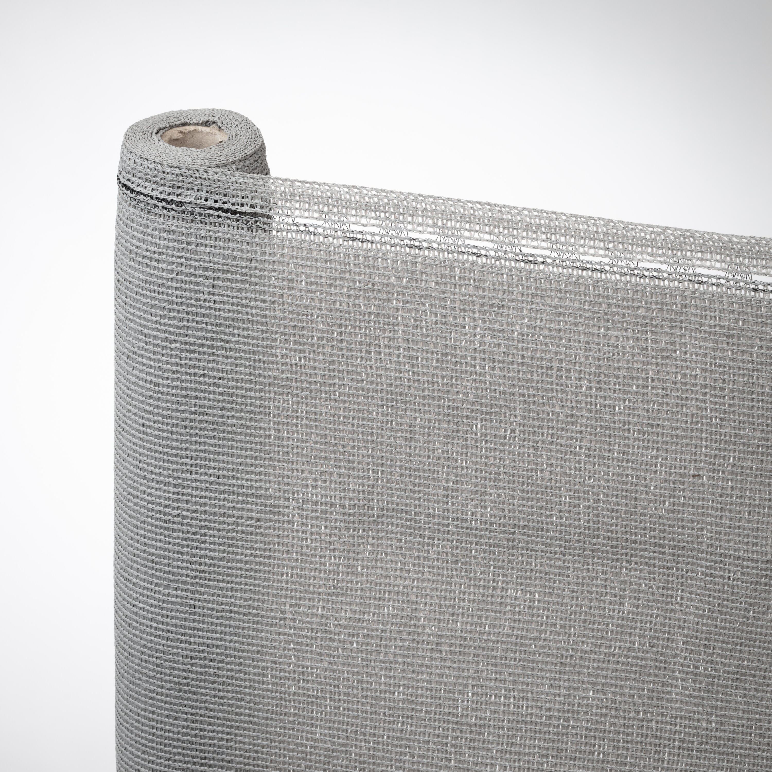 Brise-vue gris clair, H.1.5 x L.10 m, Occultation élevée, NATERIAL - 2