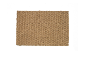 Alfombra Corttex Tapete Capacho Medio Fibra De Coco Entrada Porta Natural - De 44cm X 21cm