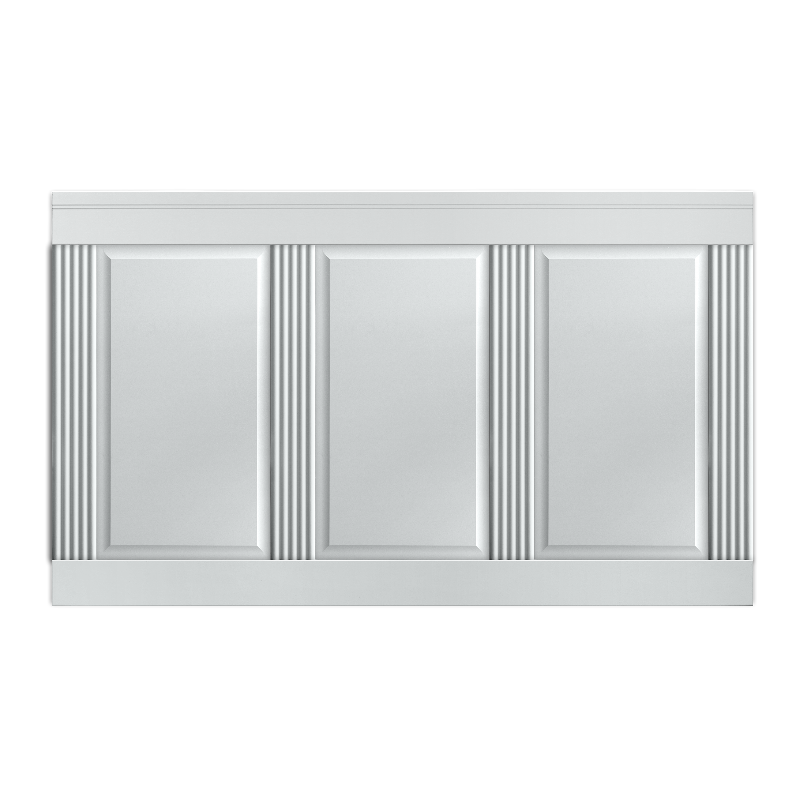 Boazeria angielska MDF biała wytłoczka duża Fllow - 10