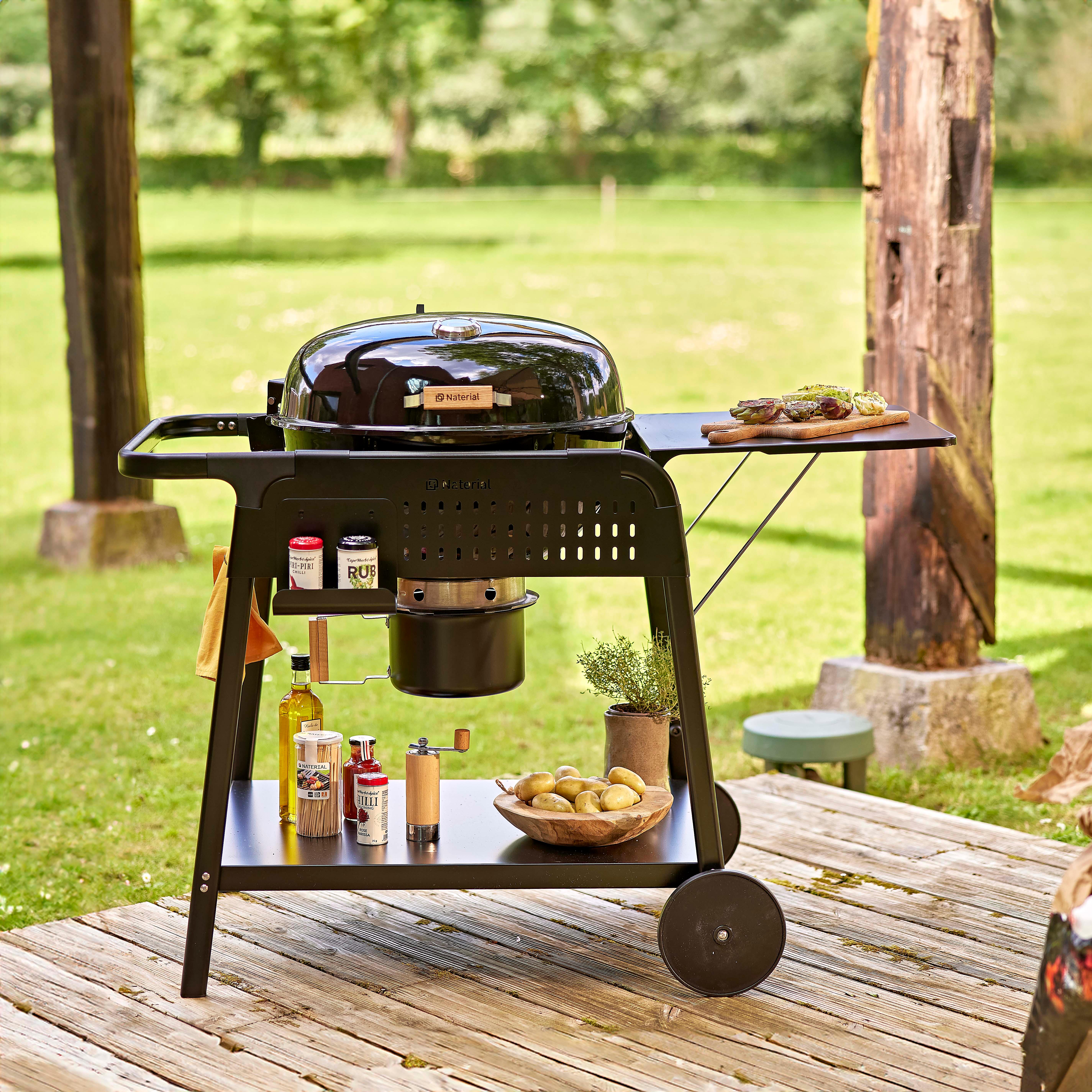 Barbecue Phoenix Gamma sur chariot NATERIAL - 4