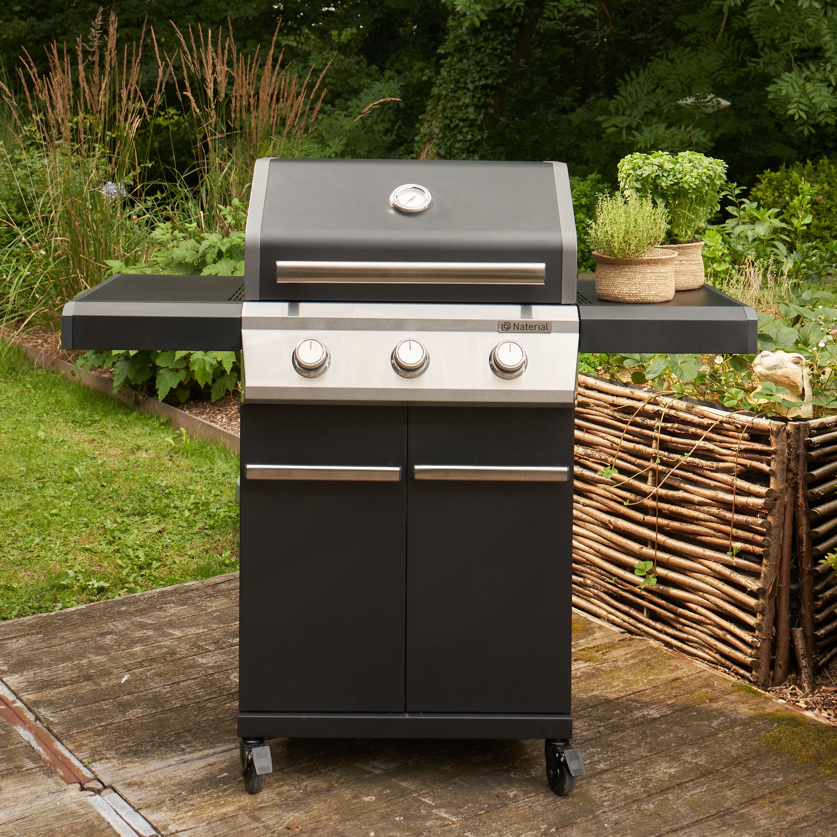 Barbecue a gas NATERIAL Kenton II 3 bruciatori - 9