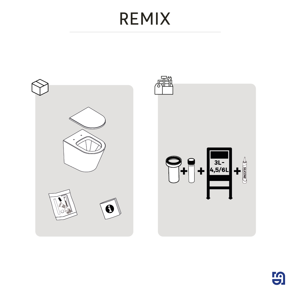 Miska WC wisząca  Remix Wirowa Sensea - 7