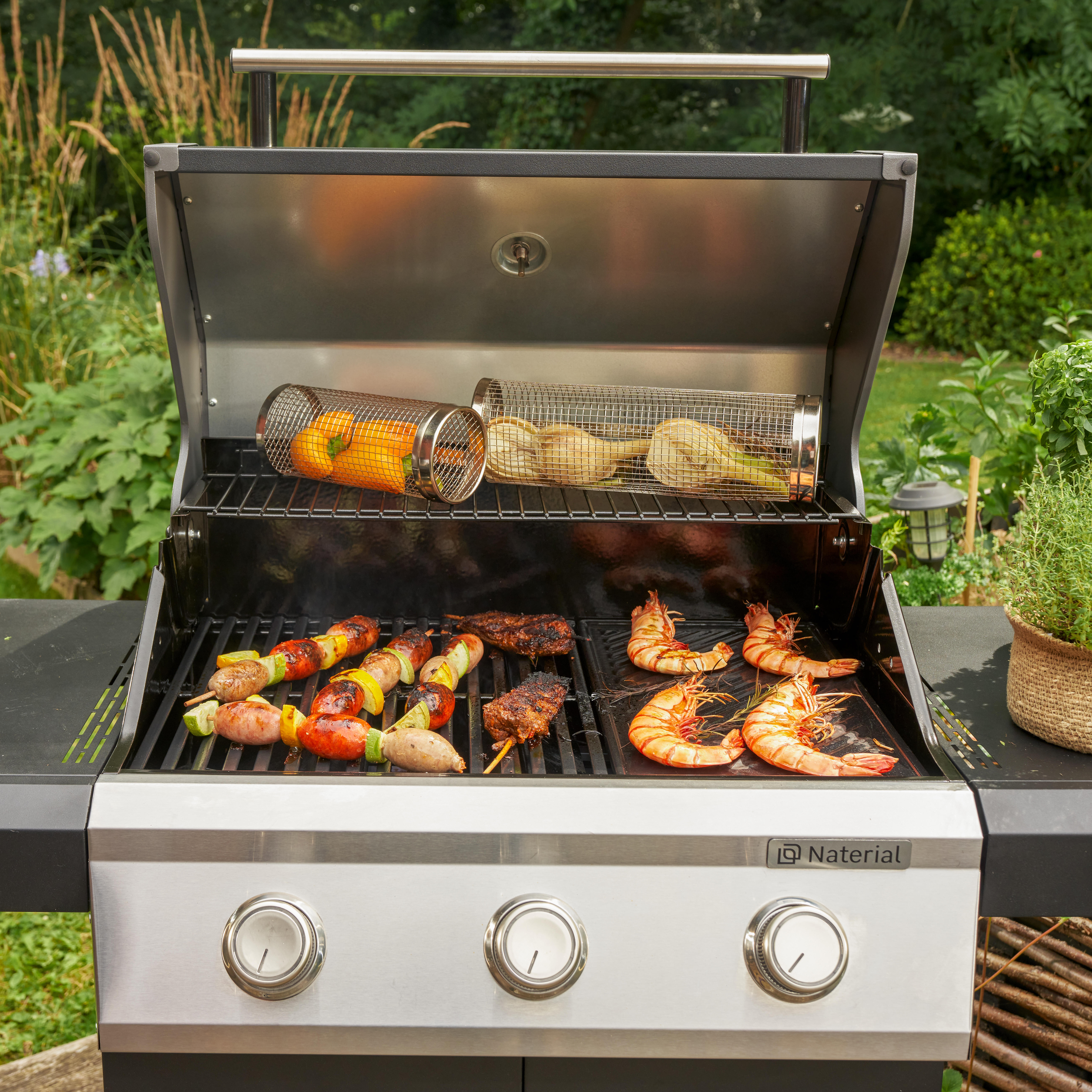 Set de 2 paniers à barbecue NATERIAL - 7