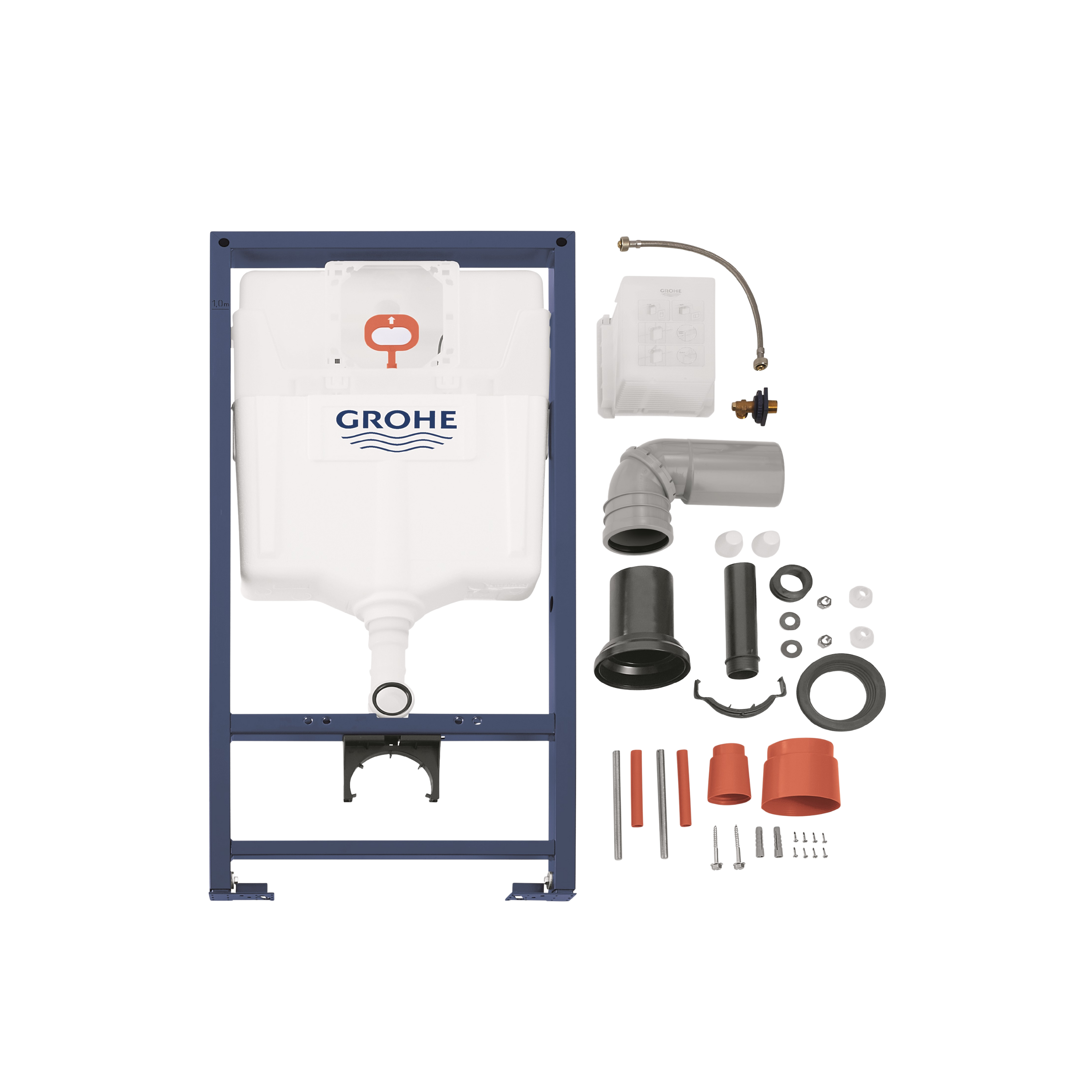 Bâti support mural pour WC suspendu, GROHE Solido for Sensea - 3