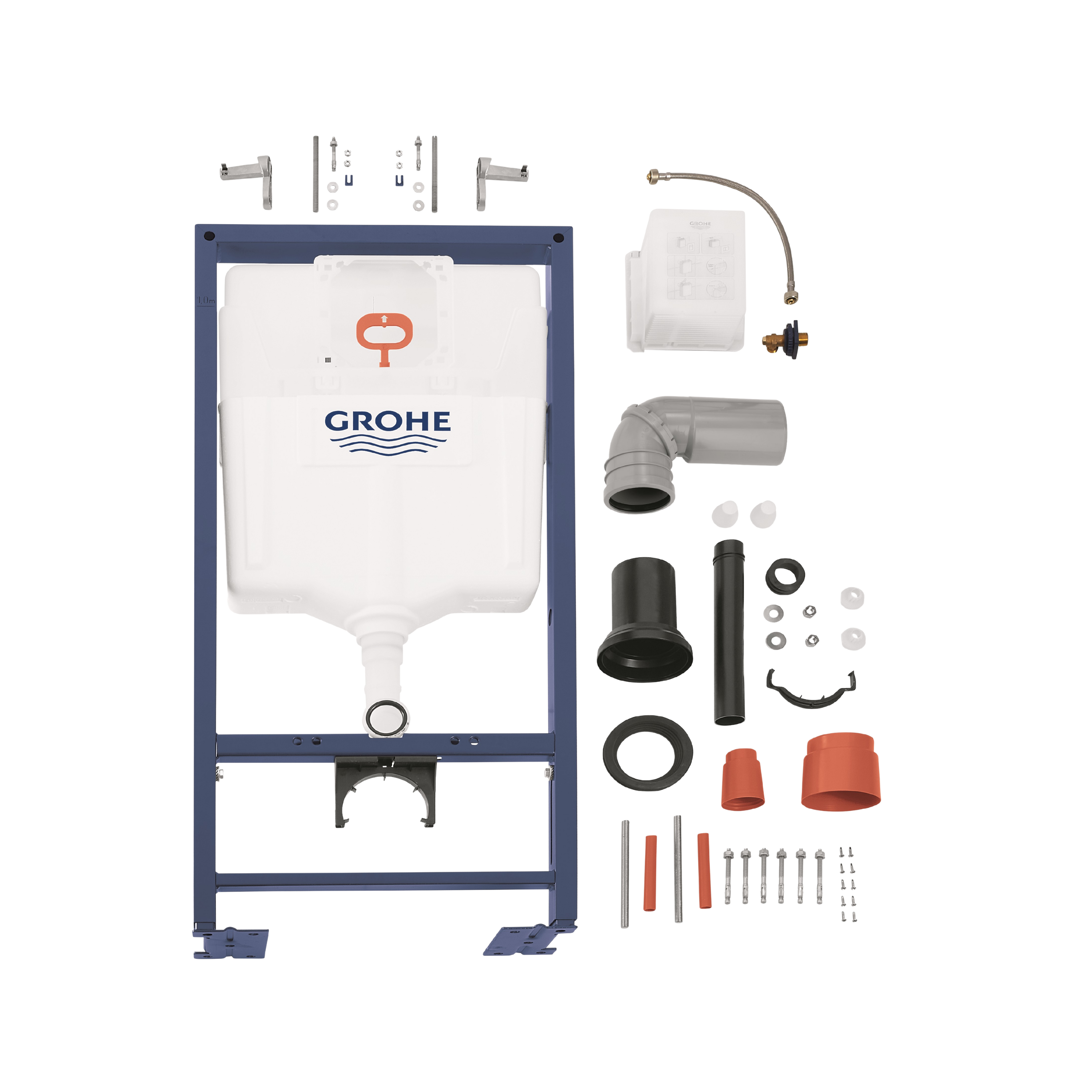 Bâti support autoportant pour WC suspendu, GROHE Solido for Sensea - 3