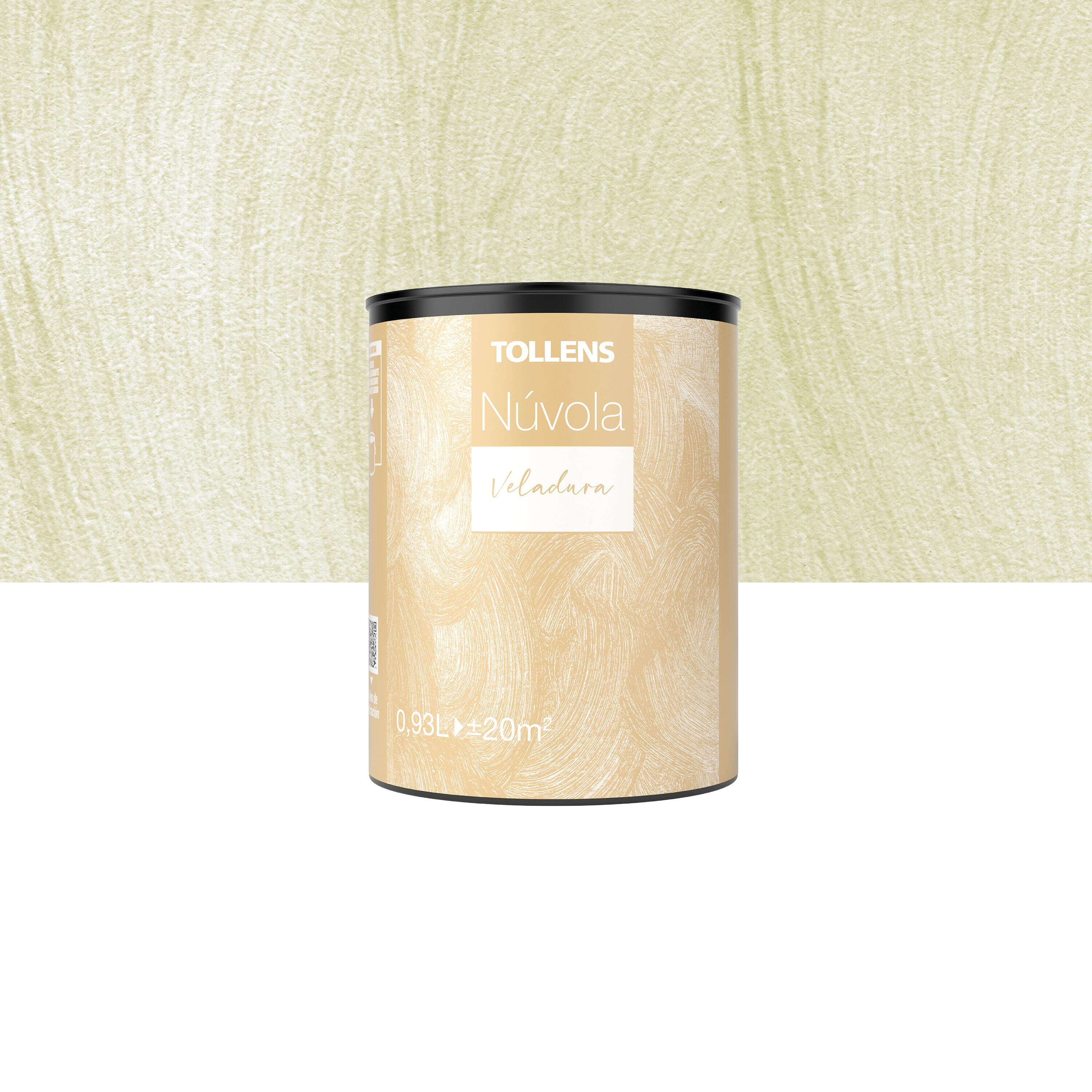 Pintura decorativa nuvola veladura tollens color a tu gusto 930 ml verde