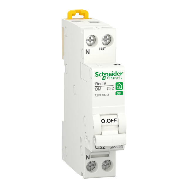 Disjoncteur modulaire 32A courbe C Resi9 XP, SCHNEIDER ELECTRIC