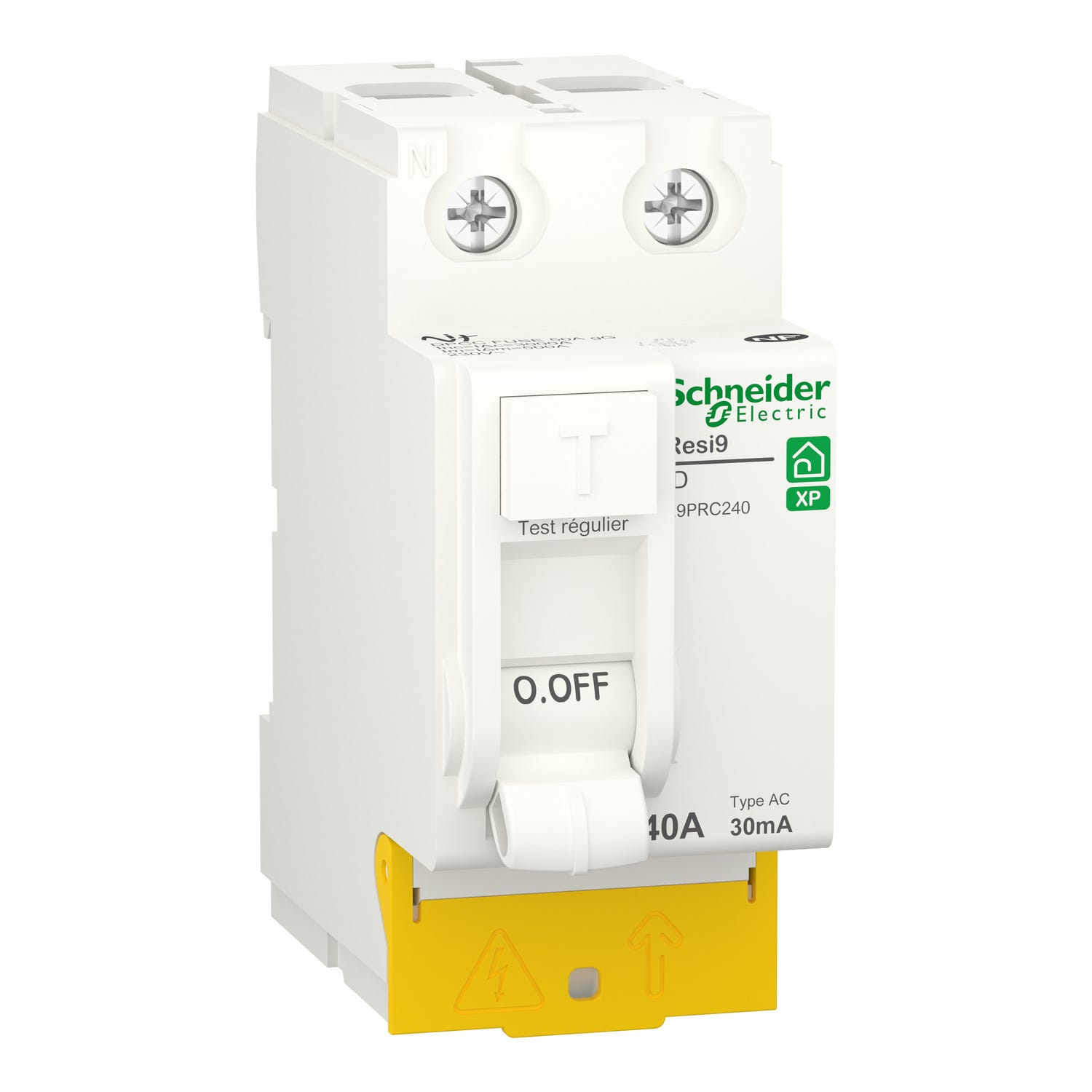 Interruttore differenziale Schneider R9ERC240 2P 40A 30mA Interruttore differenziale Schneider R9ERC240 2P 40A 30mA