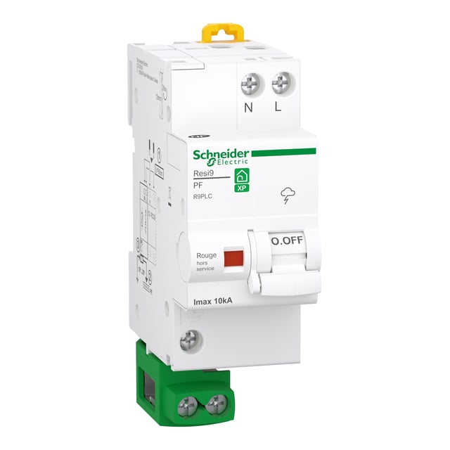 Parafoudre bipolaire 10KA 230V Resi9 XP, SCHNEIDER ELECTRIC