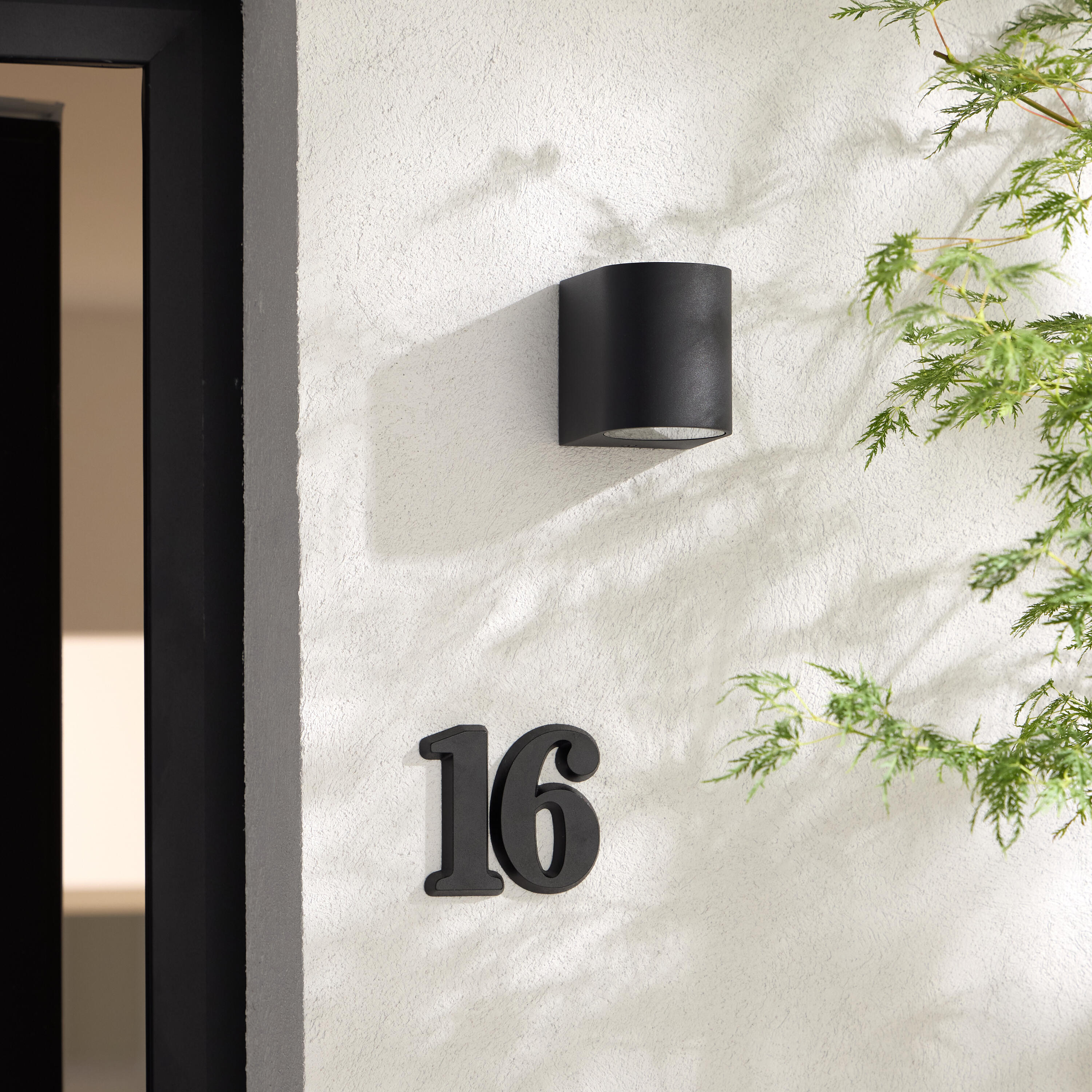 Kinkiet zewnętrzny Corfu czarny GU10 okrągły IP54 LED Inspire - 3