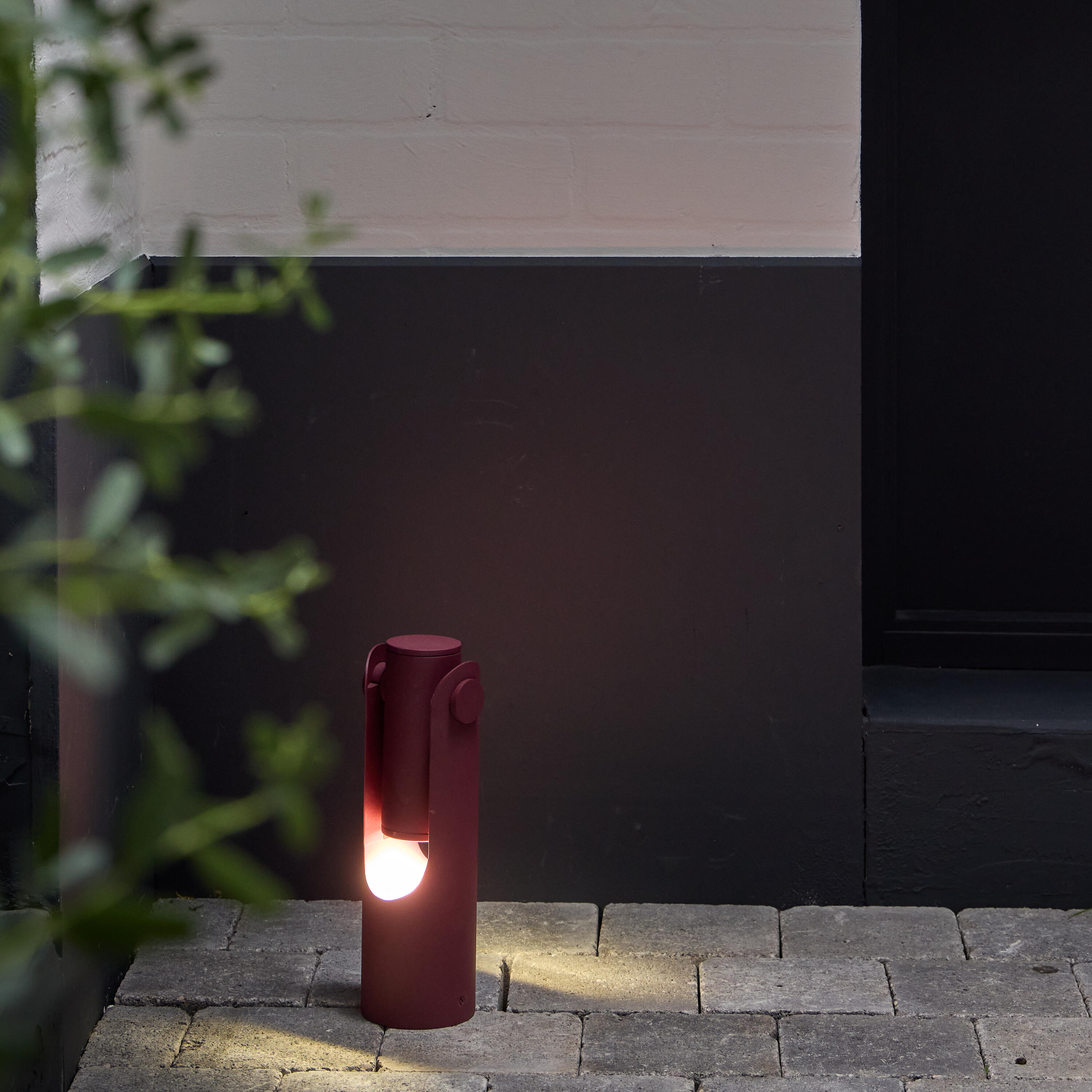 Borne extérieure LED, 1200 lumens blanc neutre, Sicile rouge INSPIRE - 2