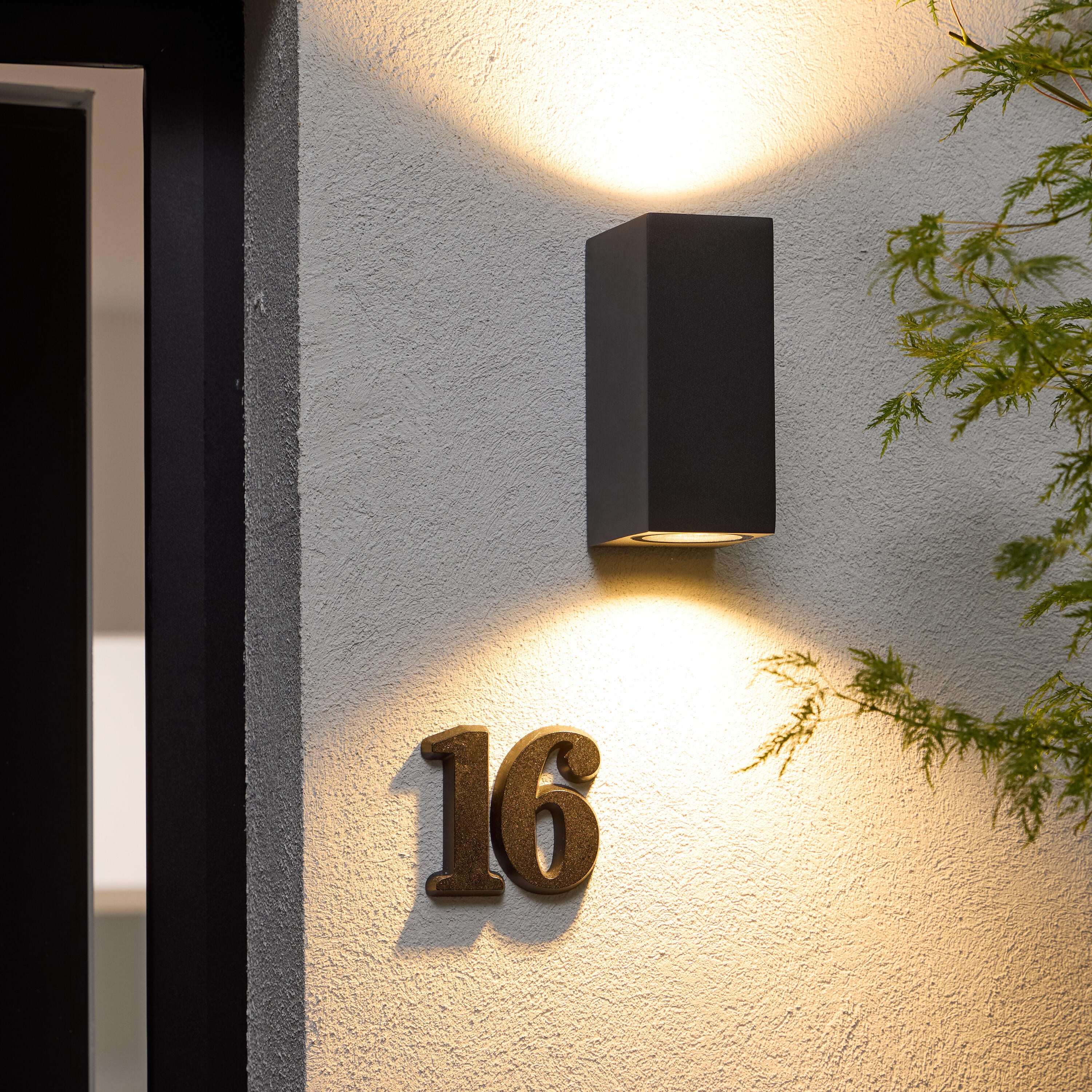 Kinkiet zewnętrzny Corfu czarny 2 x GU10 IP54 LED Inspire - 3