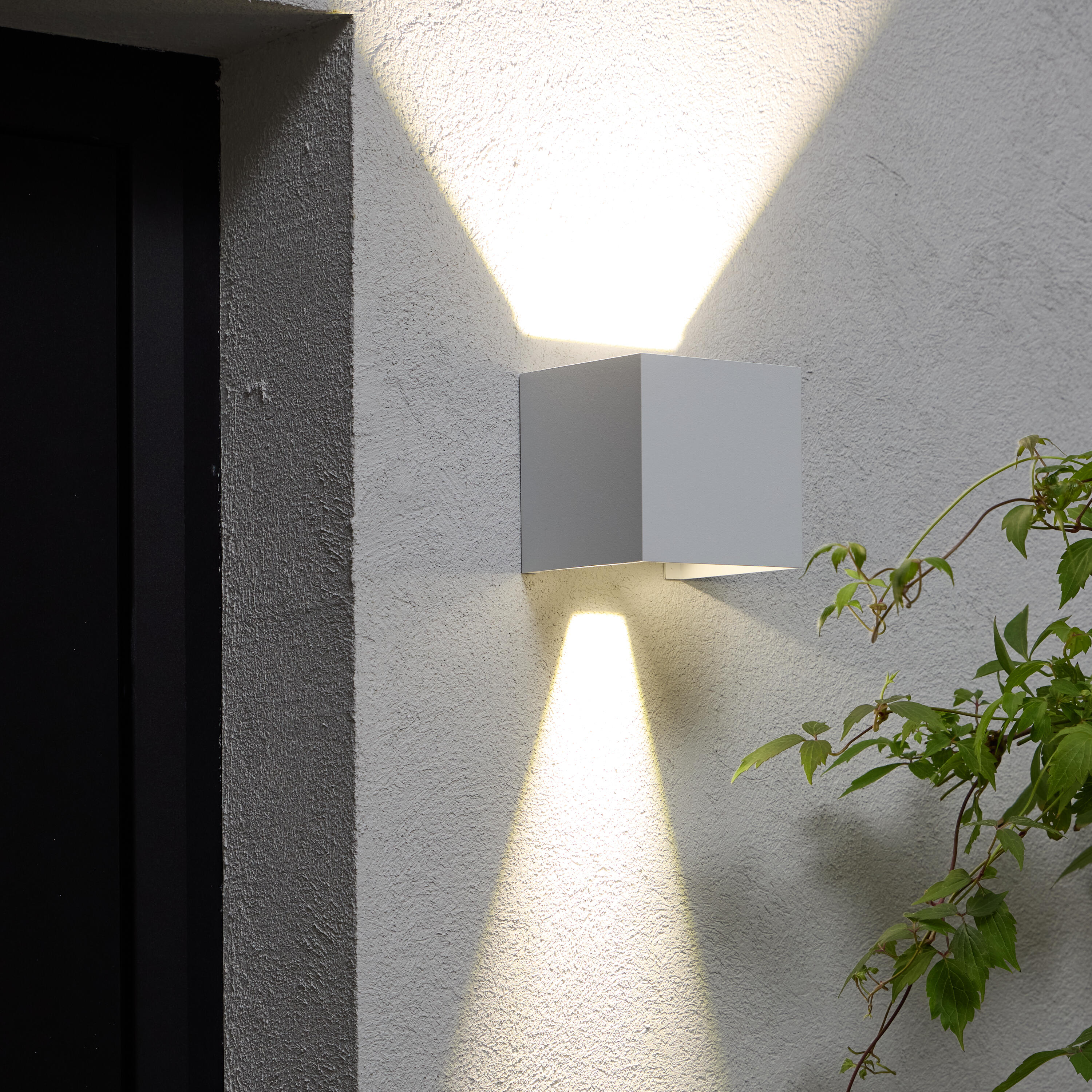 Applique LED da esterno Roxbury doppia luce bianco IP54, luce bianco naturale 850 lumen, INSPIRE - 4