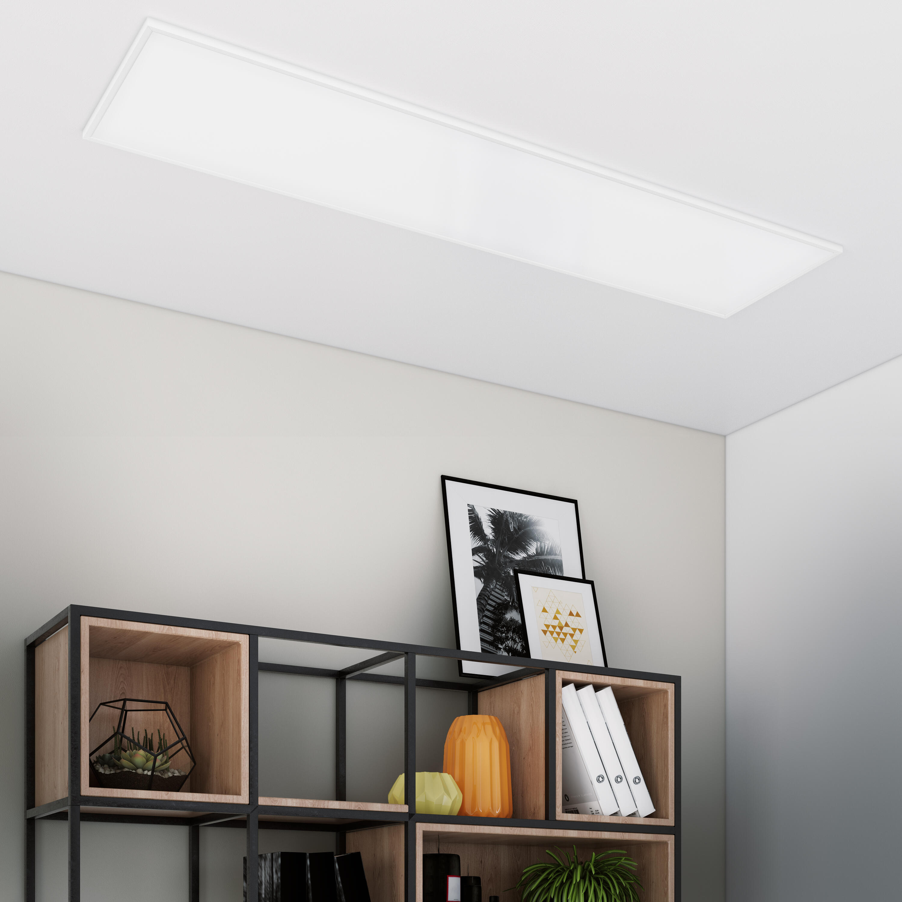 Panneau LED Gdansk 119.5 x 29.5 cm cm blanc chaud à blanc froid, blanc INSPIRE - 3