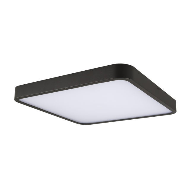 Plafon zewnętrzny Ponoca czarny 30 cm IP54 LED Inspire