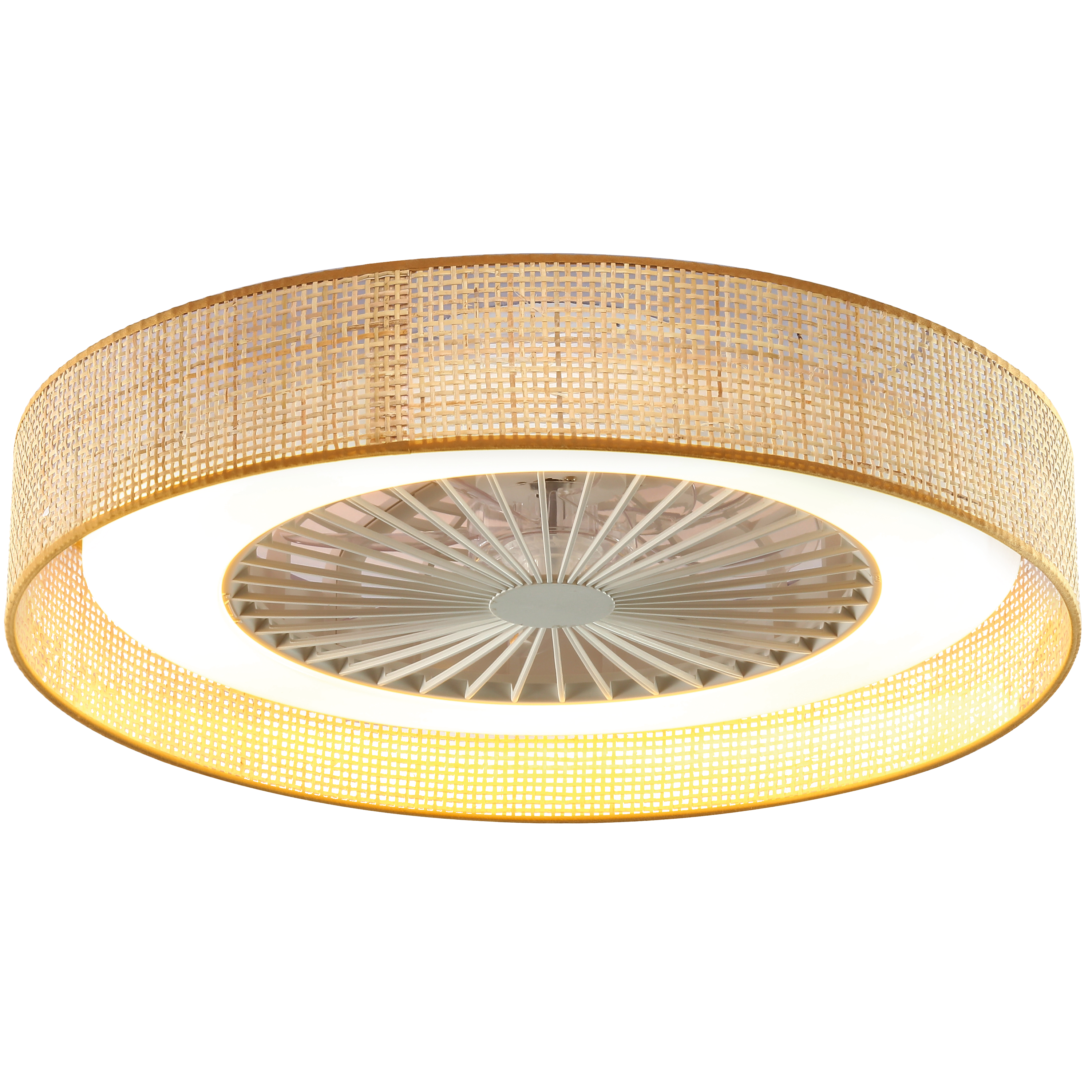 Lampowentylator Raffan biały śr. 55 cm 5550 lm LED Inspire - 7