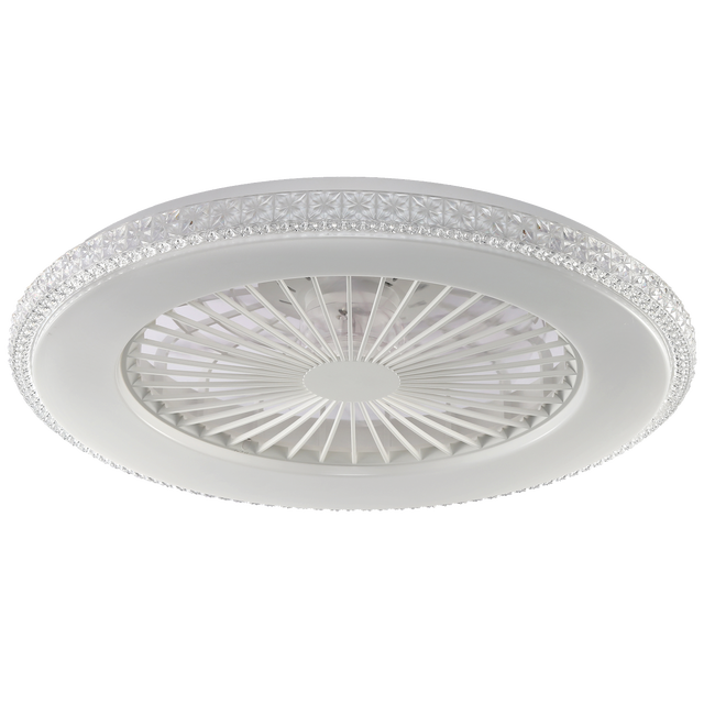 Lampowentylator Diamond biały śr. 60 cm 7650 lm LED Inspire