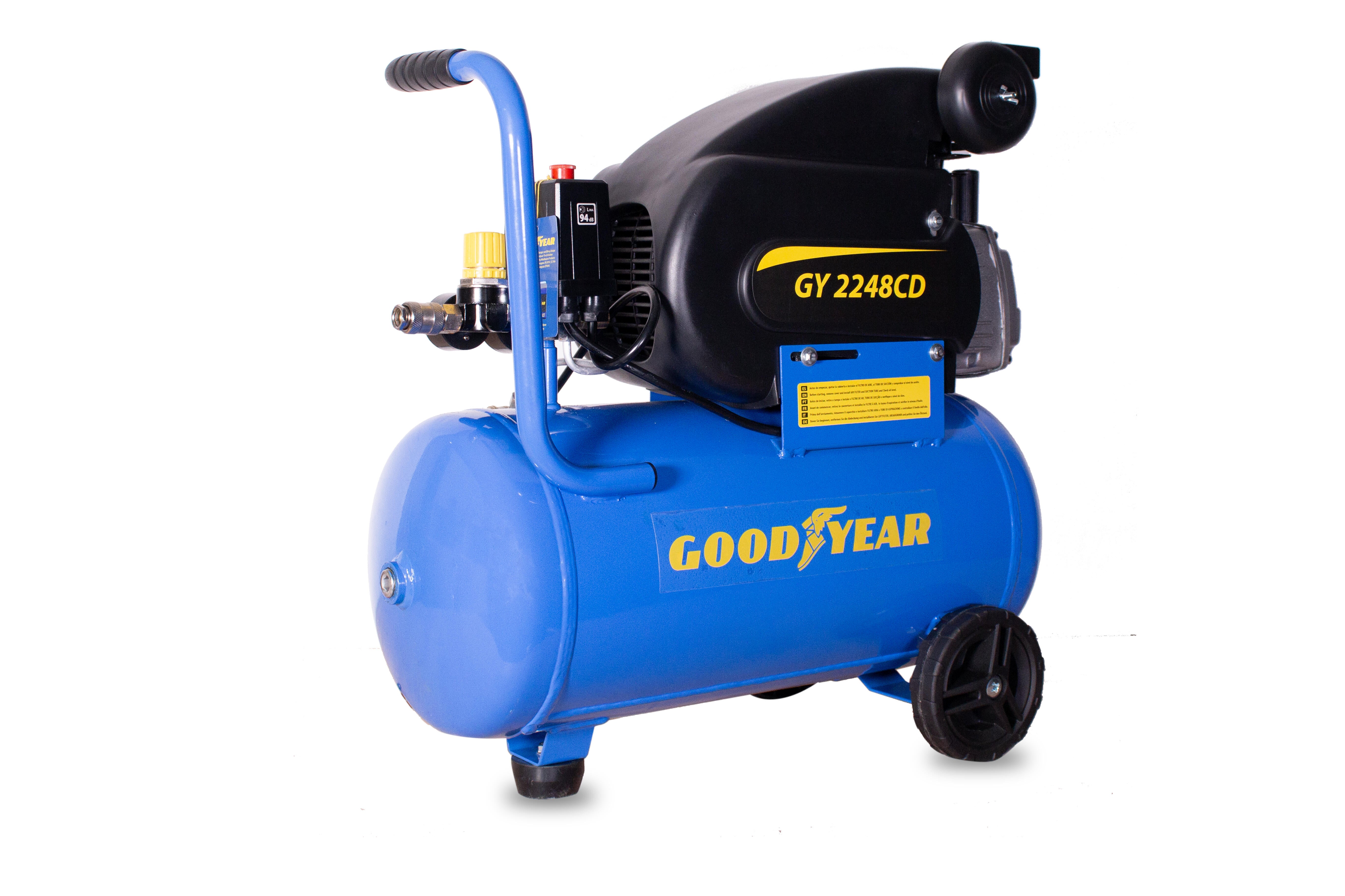 Compressor com óleo 24 litros 2HP Goodyear Gy 2248CD - 7