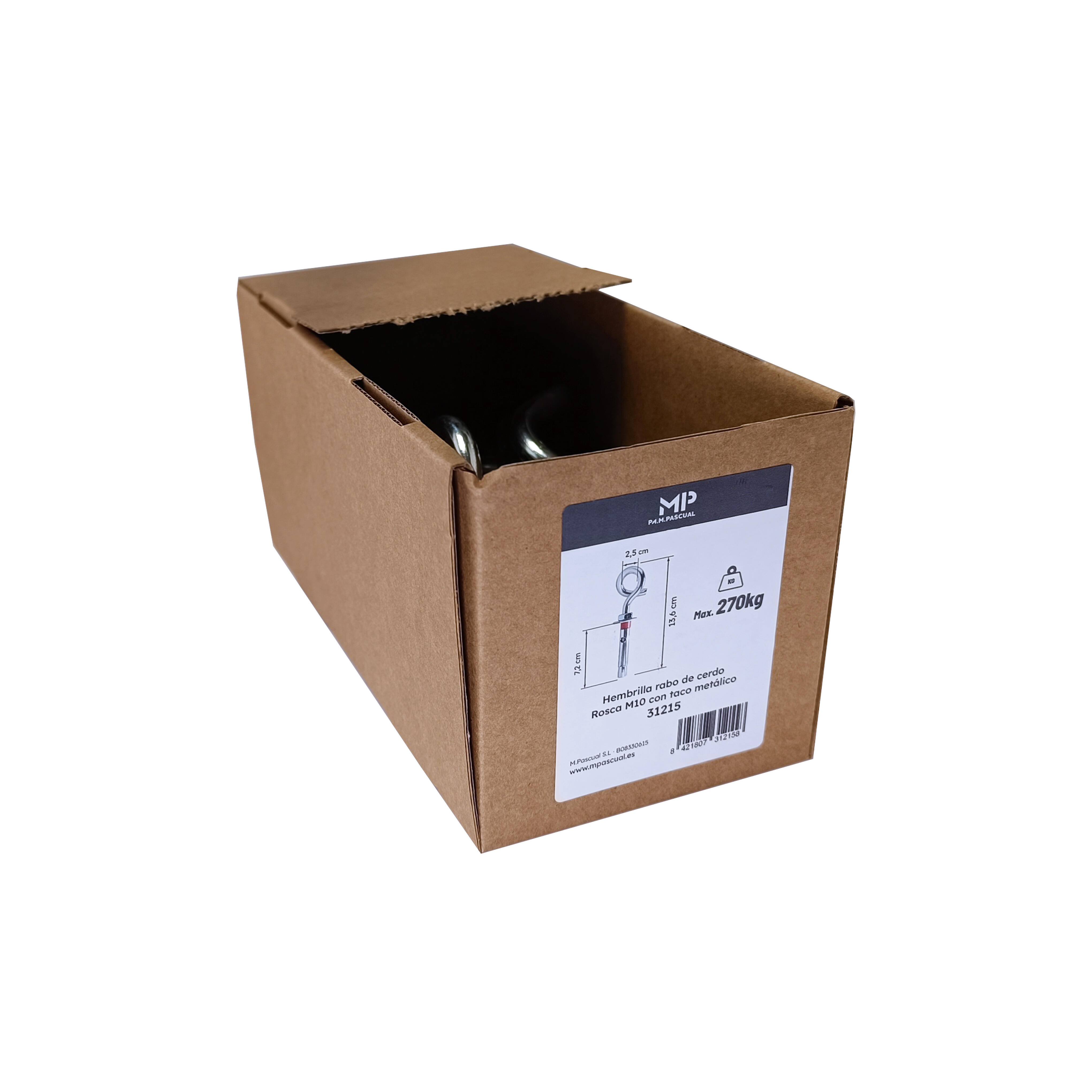 Anillo de sujeción en acero que soporta hasta 200 kg - 4