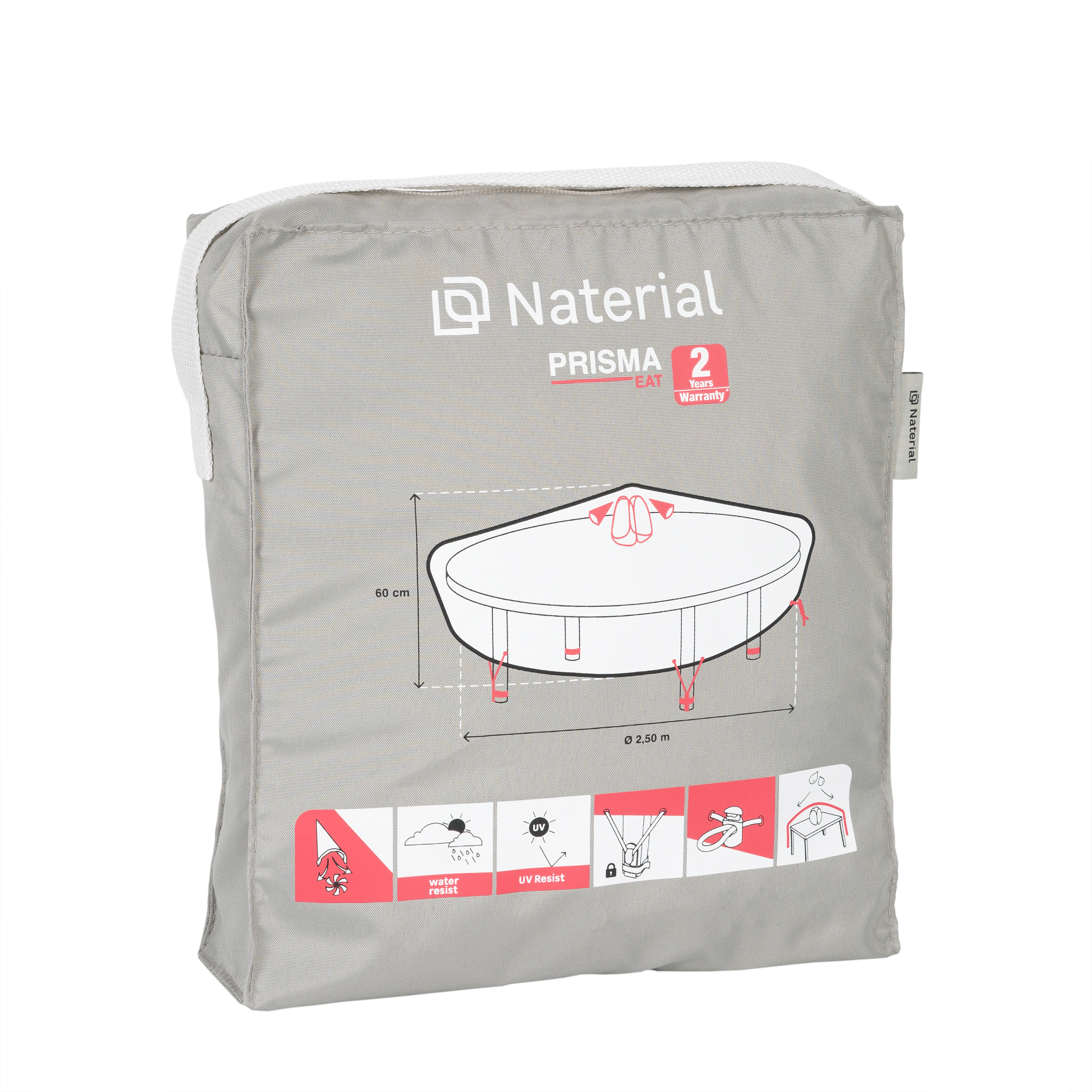 Housse de protection table ronde d250cm Prisma NATERIAL - 8