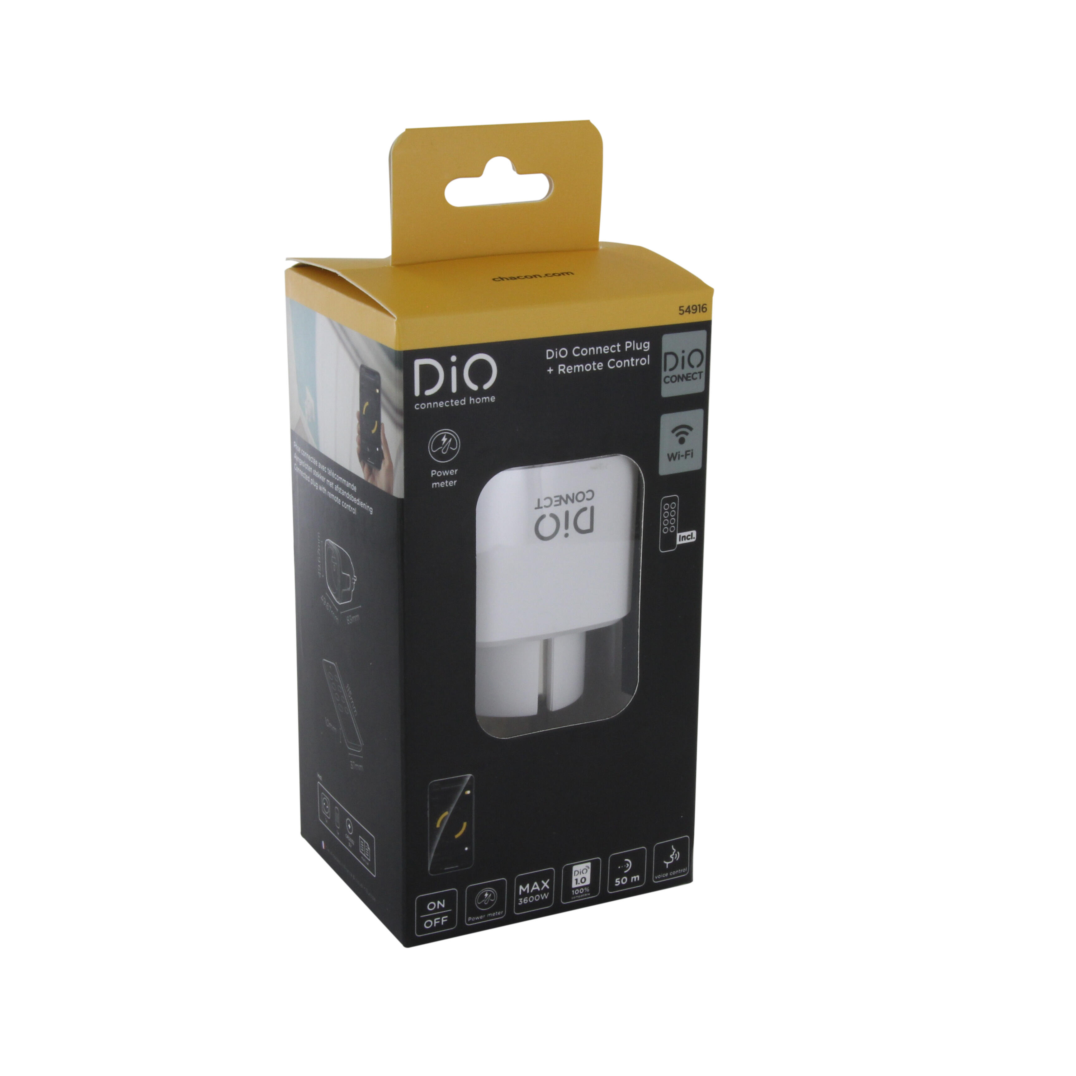 Prise wifi 433 MHz 3600W + télécommande DIO - 4