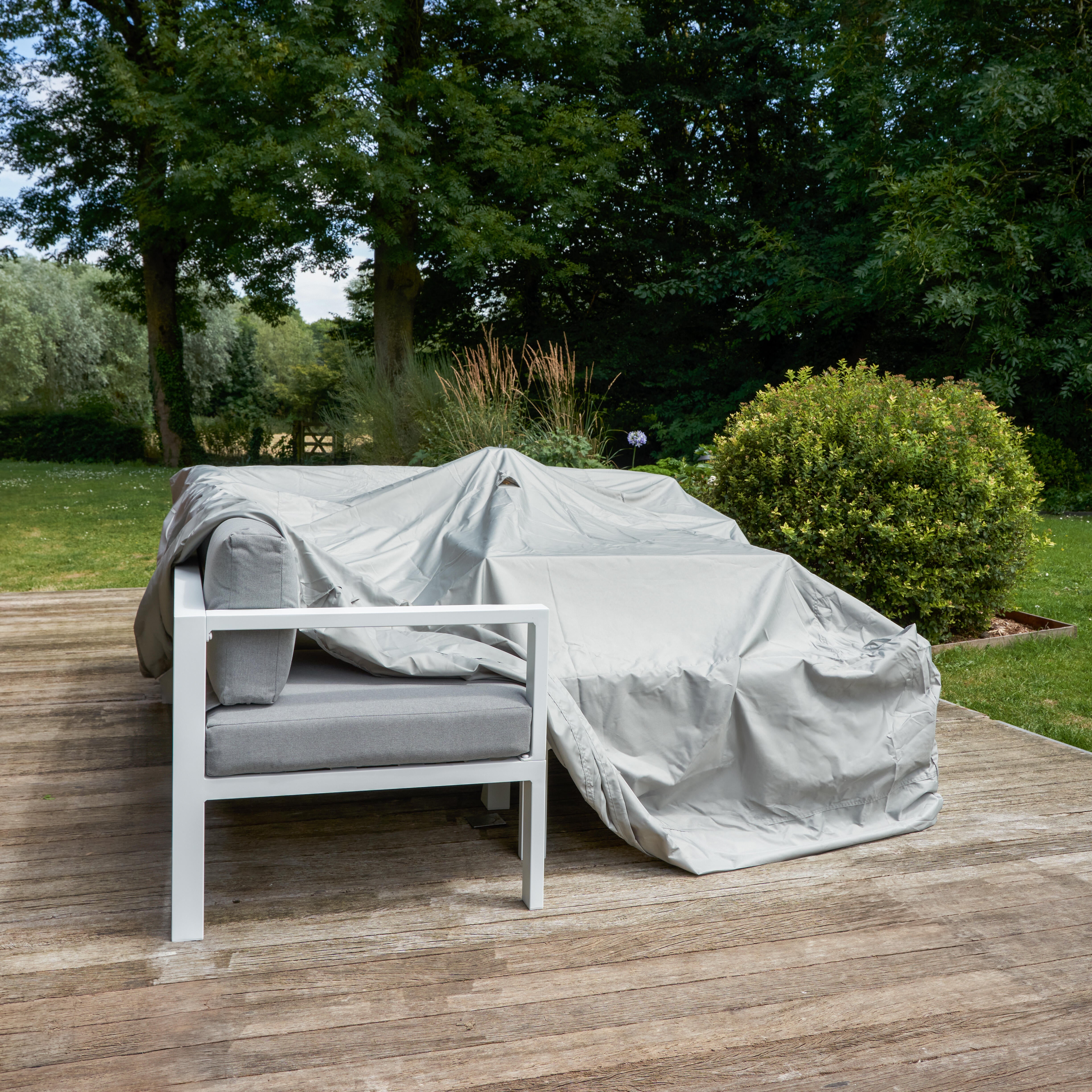 Housse de protection d'extérieur salon XL l.270 x H.70 cm Prisma NATERIAL - 2