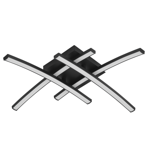 Plafon Beryl czarny 45 cm Inspire